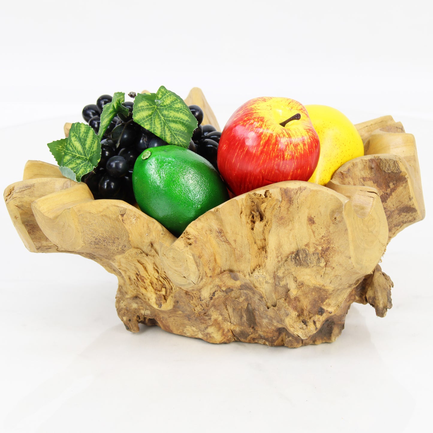 Teak Root Bowl Natural Small TRB016D4
