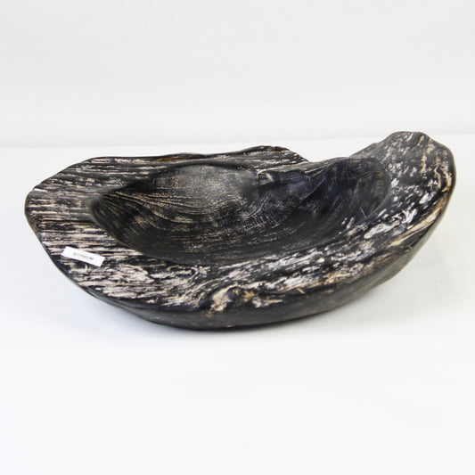 Teak Root Plate Black BTP002M