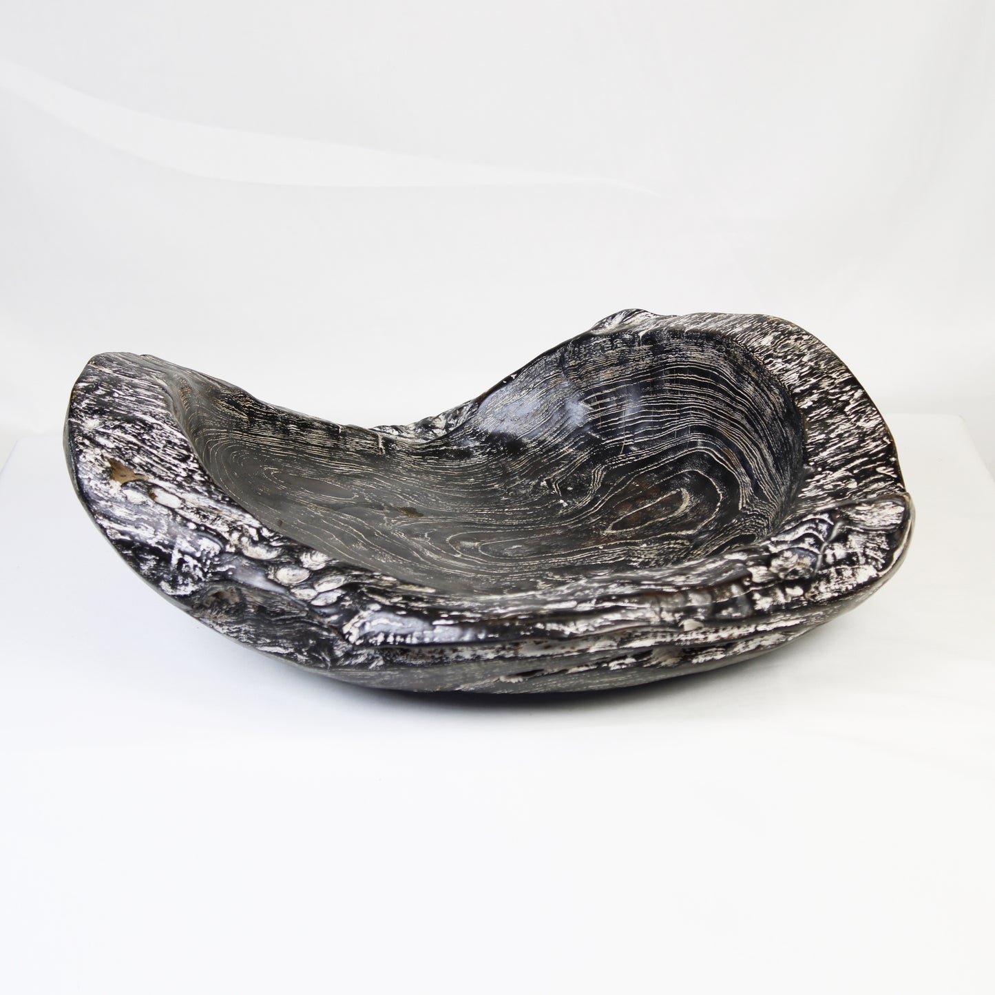 Teak Root Plate Black BTP005L