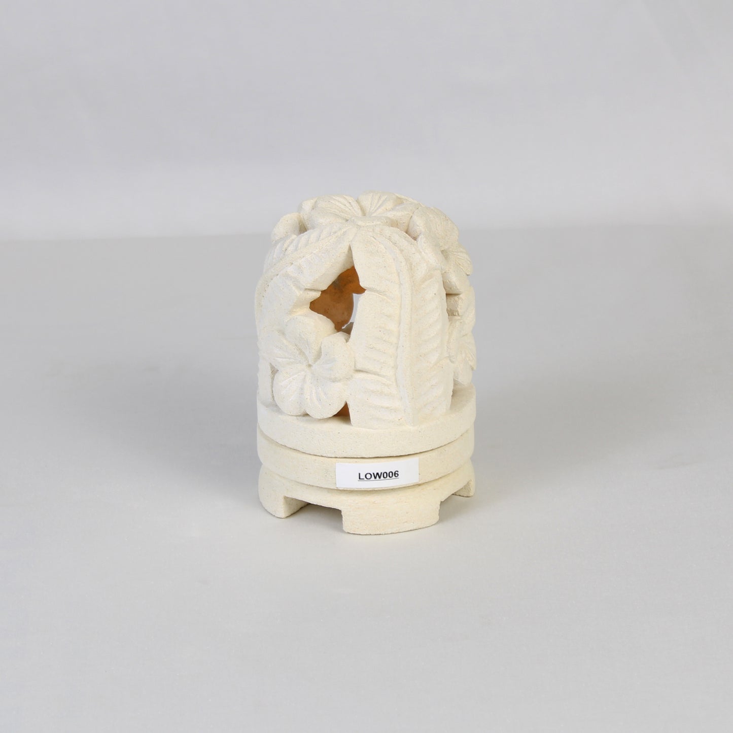 Limestone Lantern Candle Holder LOW006