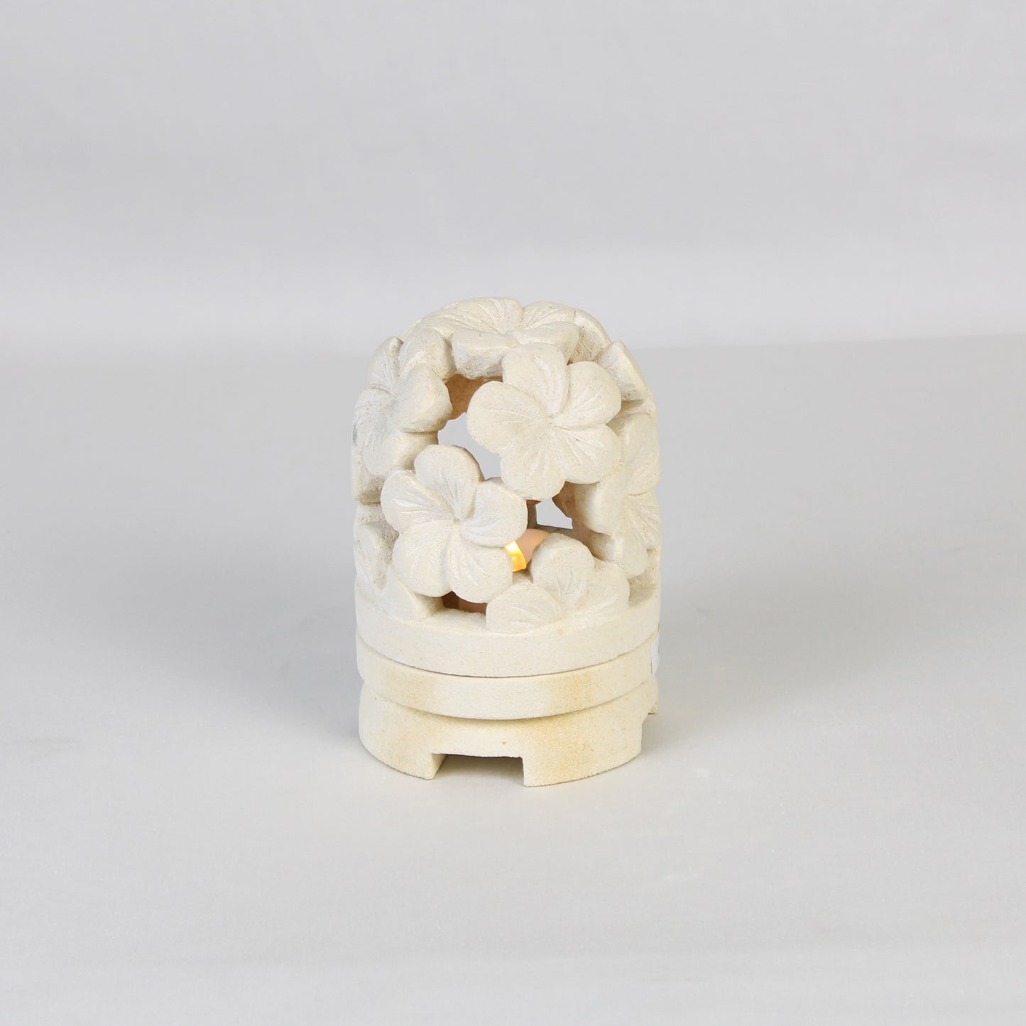 Limestone Lantern Candle Holder LOW009