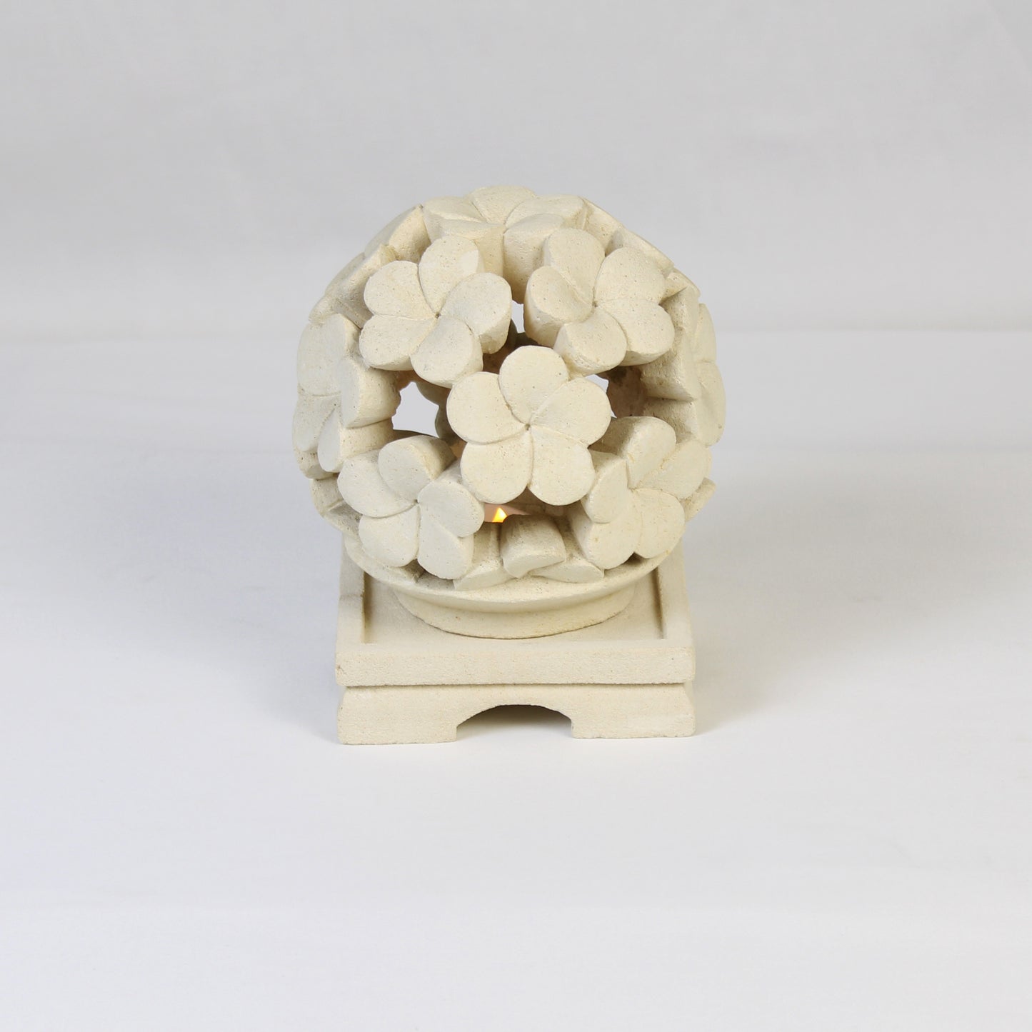 Limestone Lantern Candle Holder LOW012