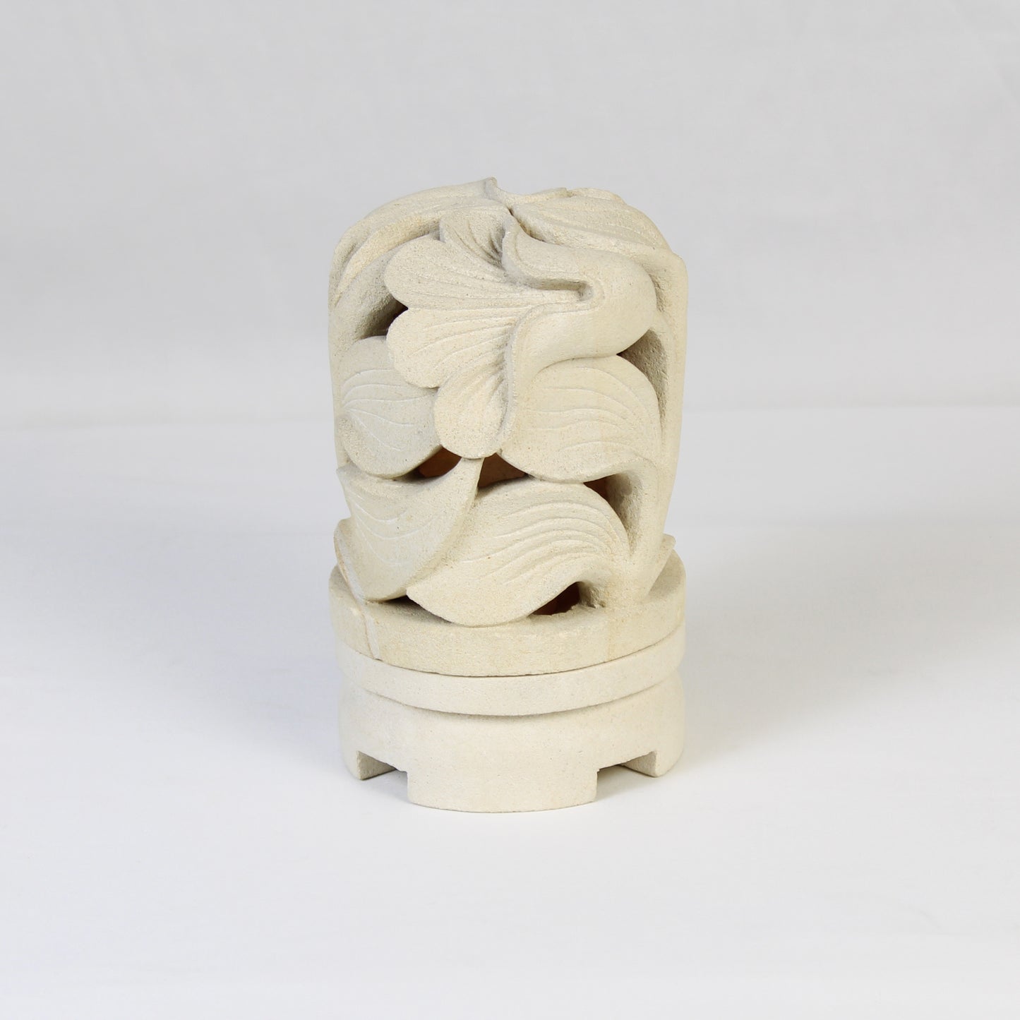 Limestone Lantern Candle Holder LOW014