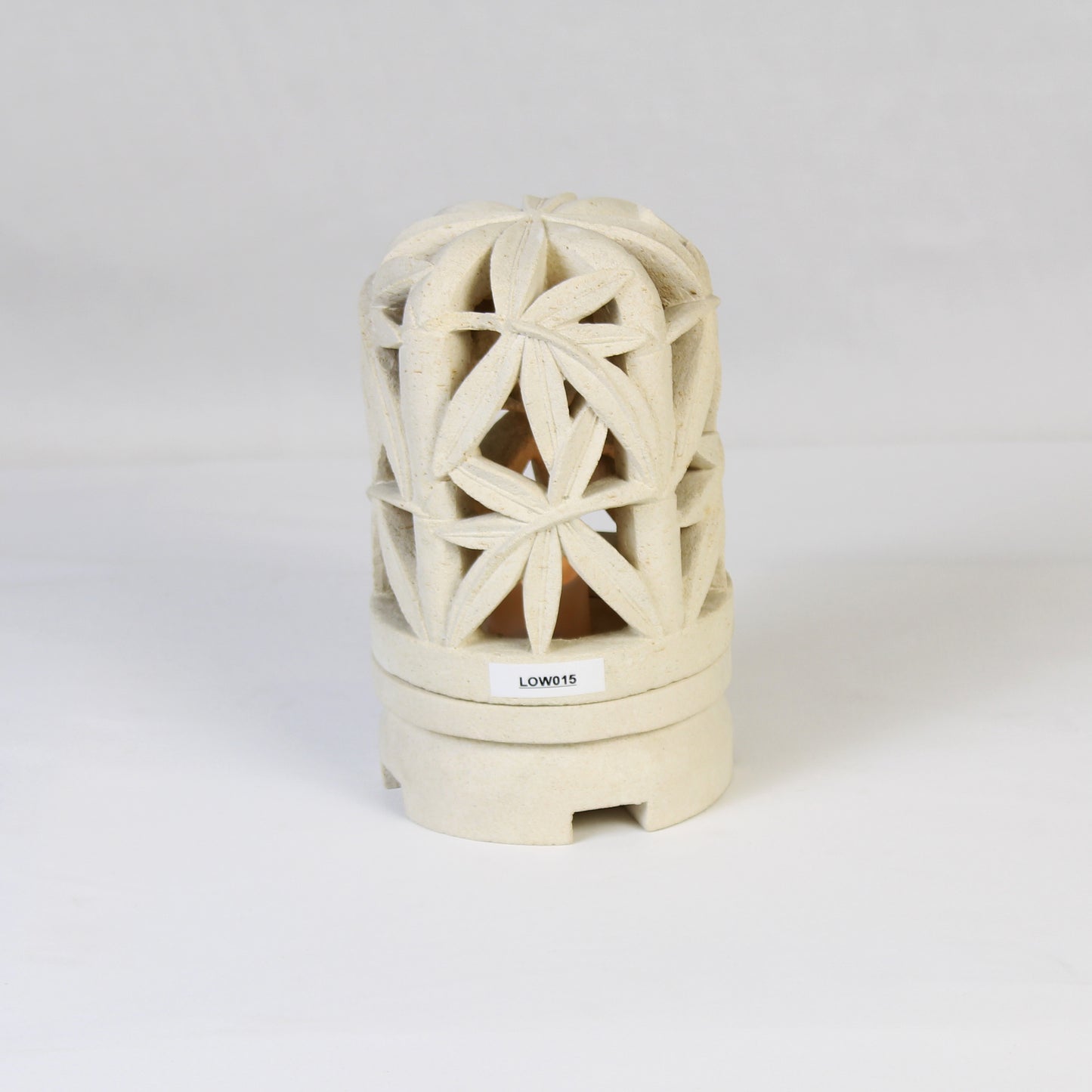 Limestone Lantern Candle Holder LOW015