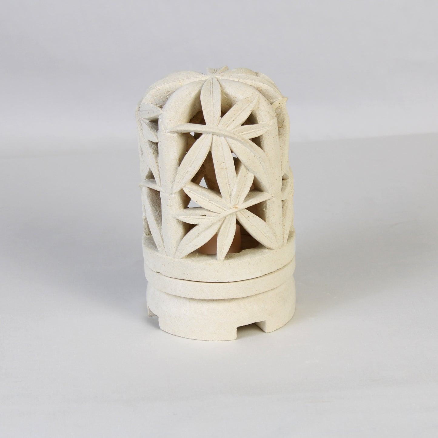 Limestone Lantern Candle Holder LOW015