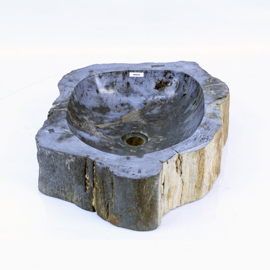 River Stone Wash Basin Petrified RRS016