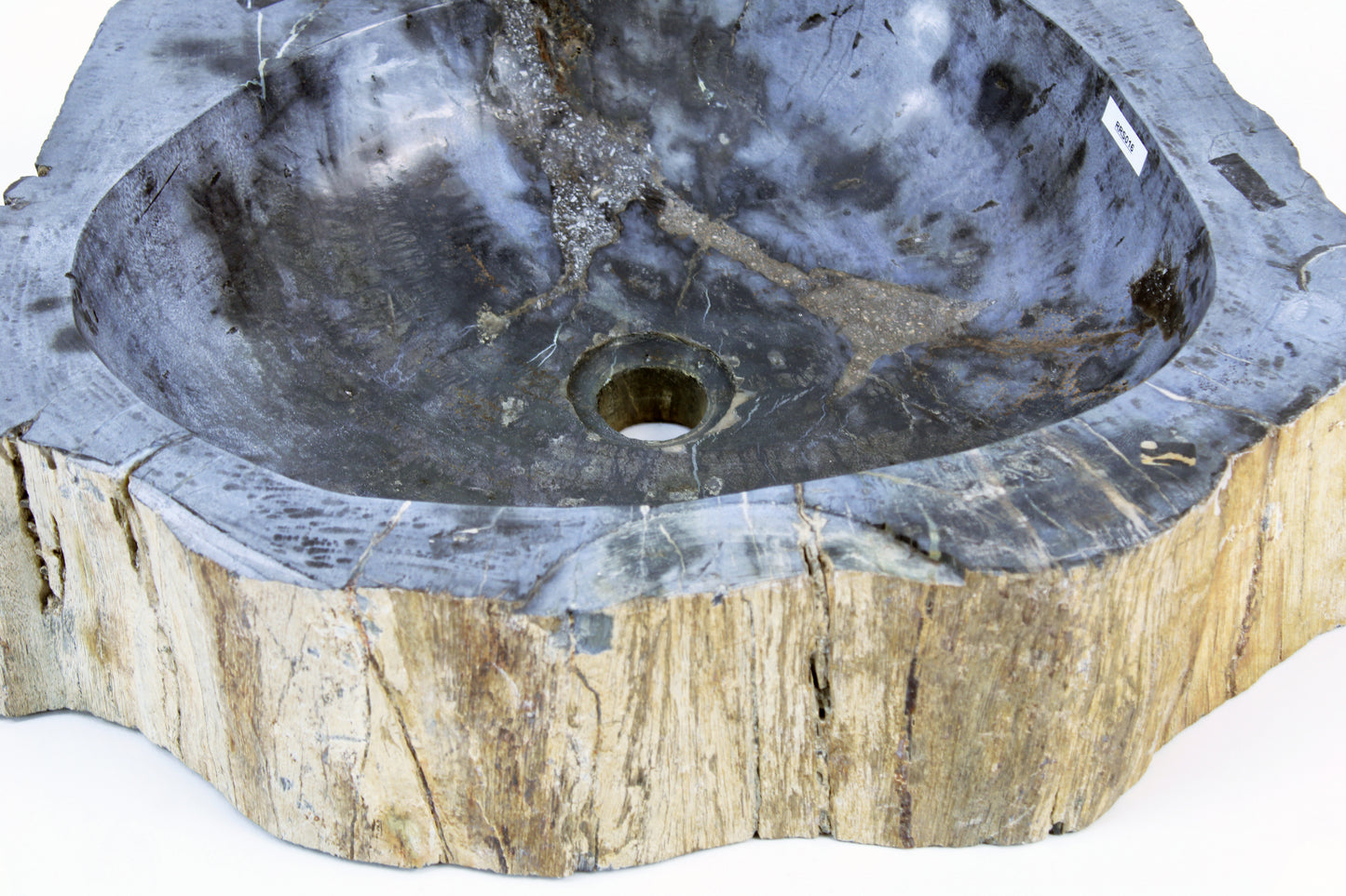 River Stone Wash Basin Petrified RRS016