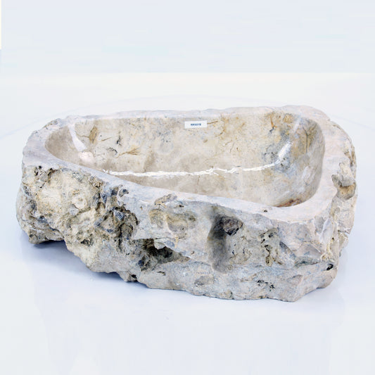 River Stone Wash Basin Petrified RRS018