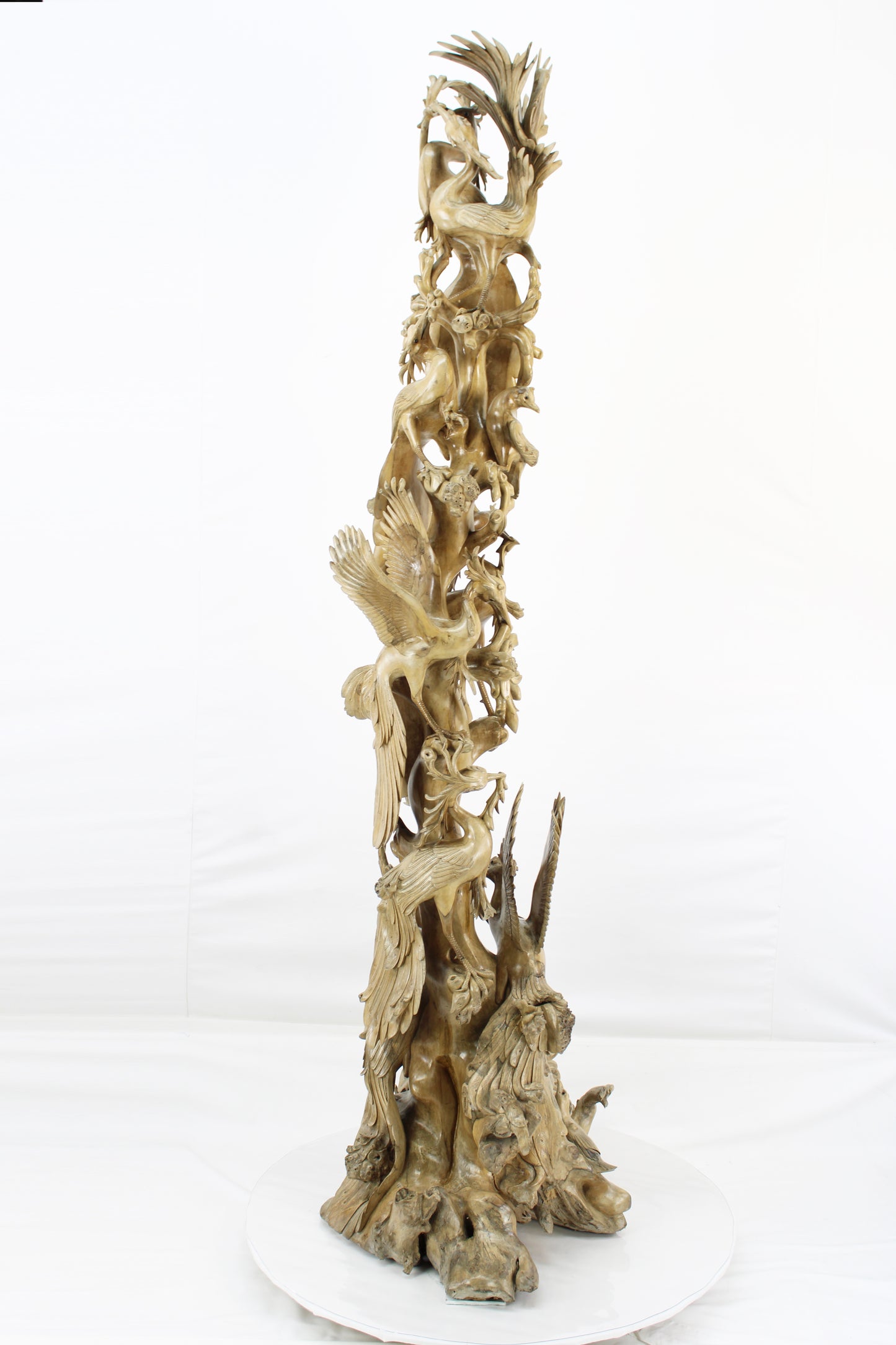 Handcrafted Wooden Wildlife Sculpture SPL029