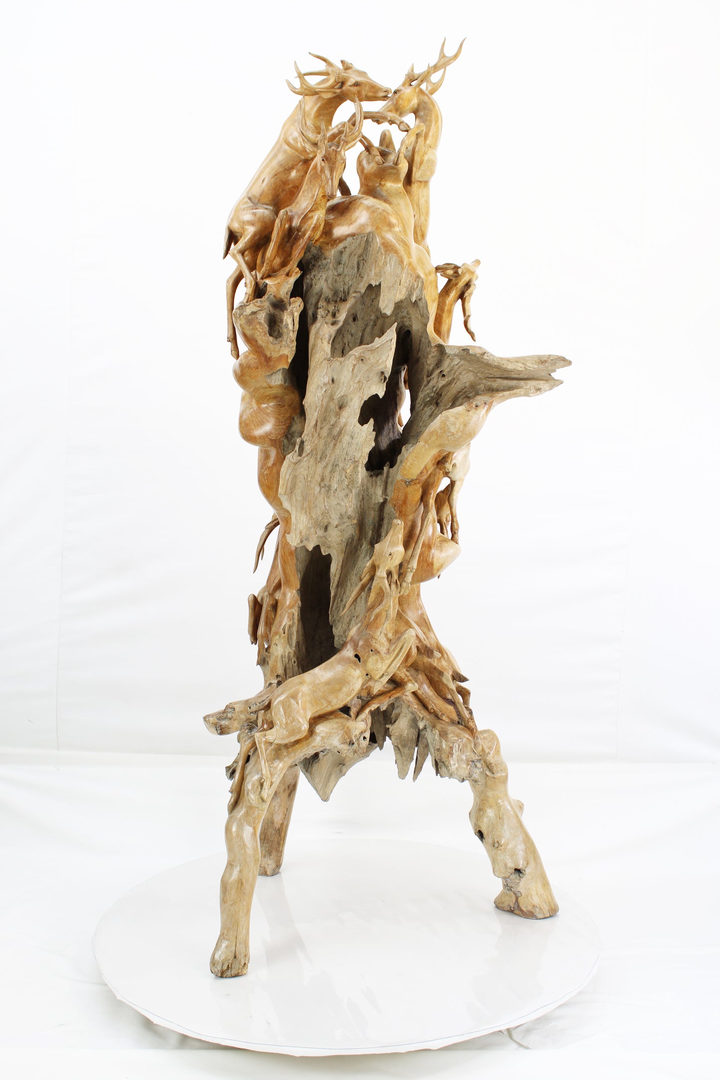 Handcrafted Wooden Wildlife Sculpture SPL030