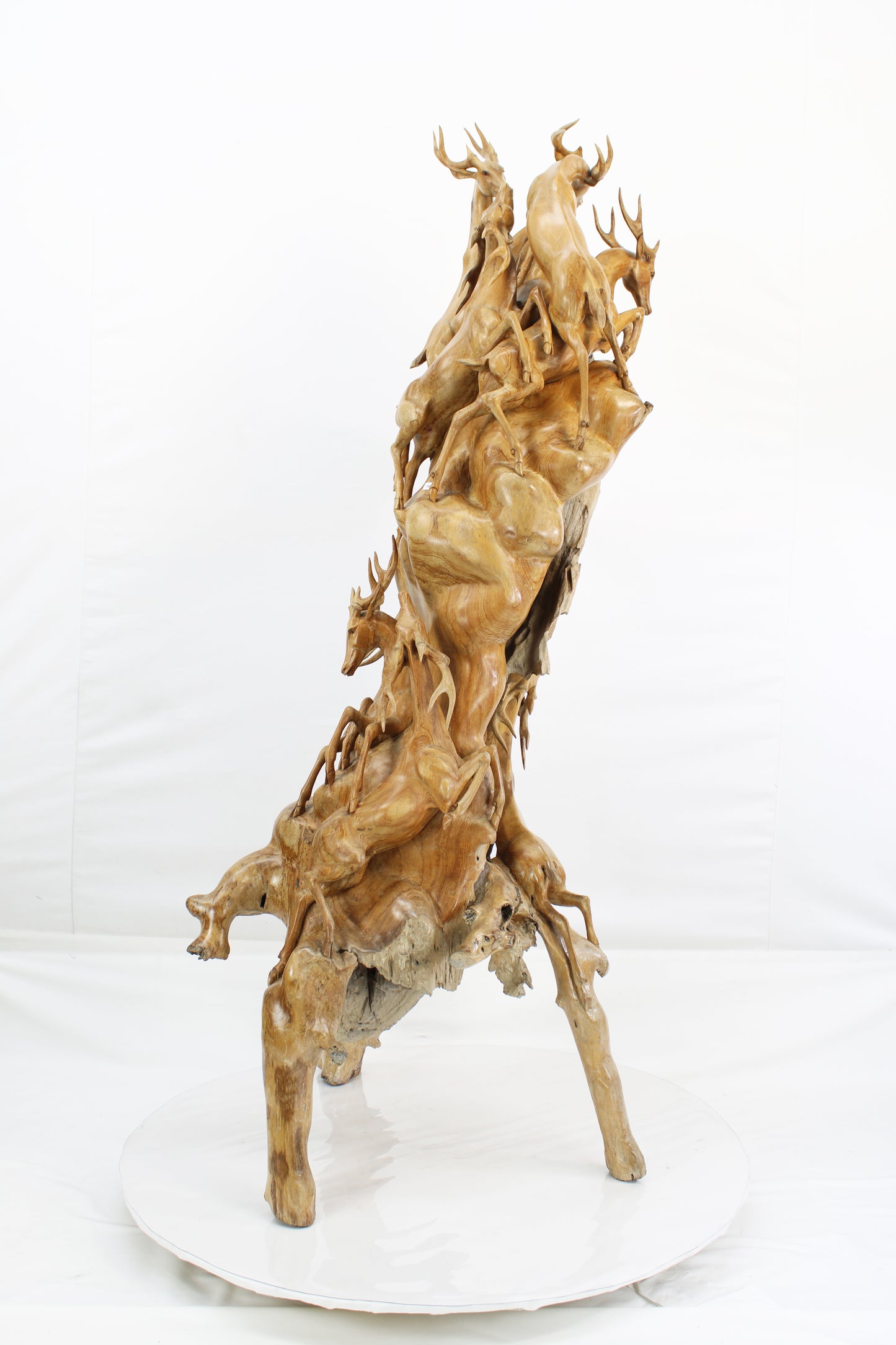 Handcrafted Wooden Wildlife Sculpture SPL030