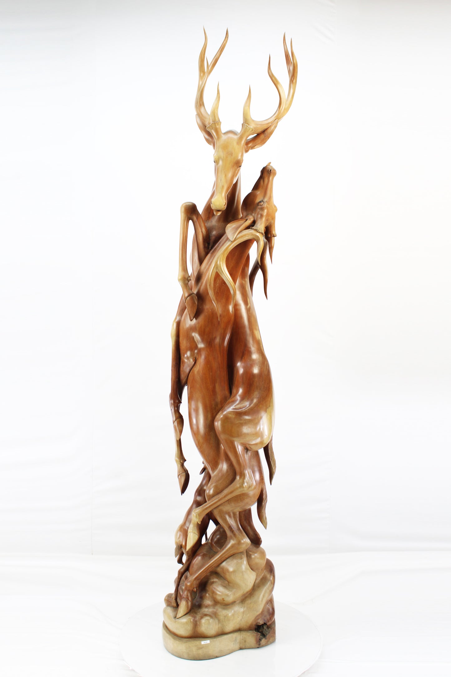 Handcrafted Wooden Wildlife Sculpture SPL034