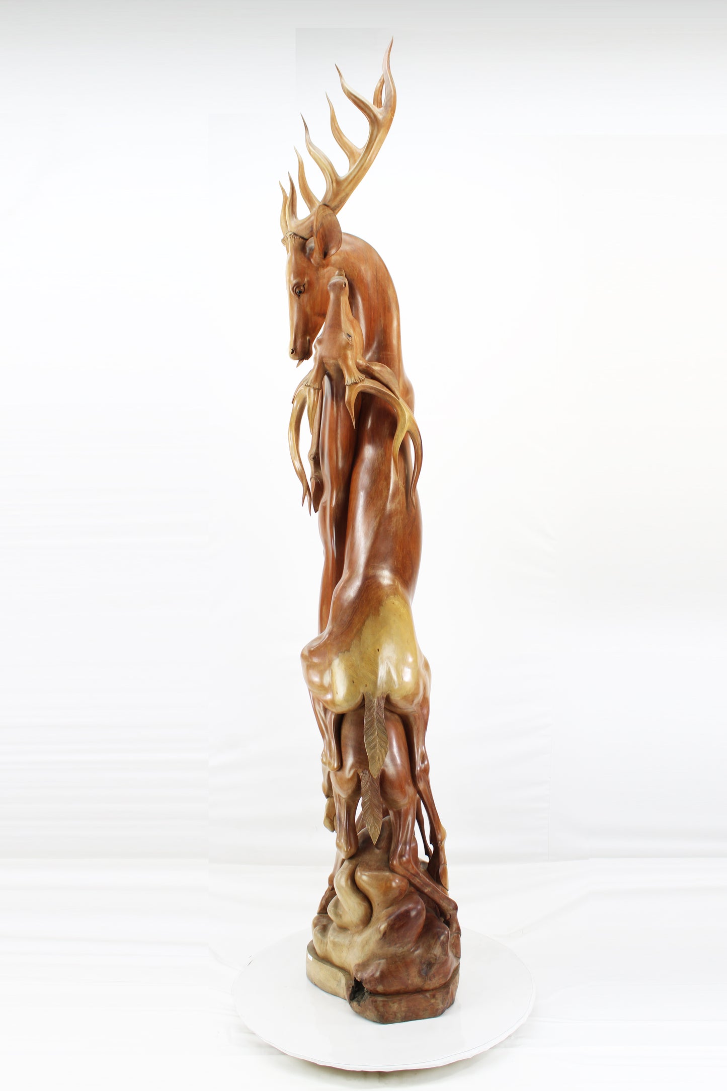 Handcrafted Wooden Wildlife Sculpture SPL034