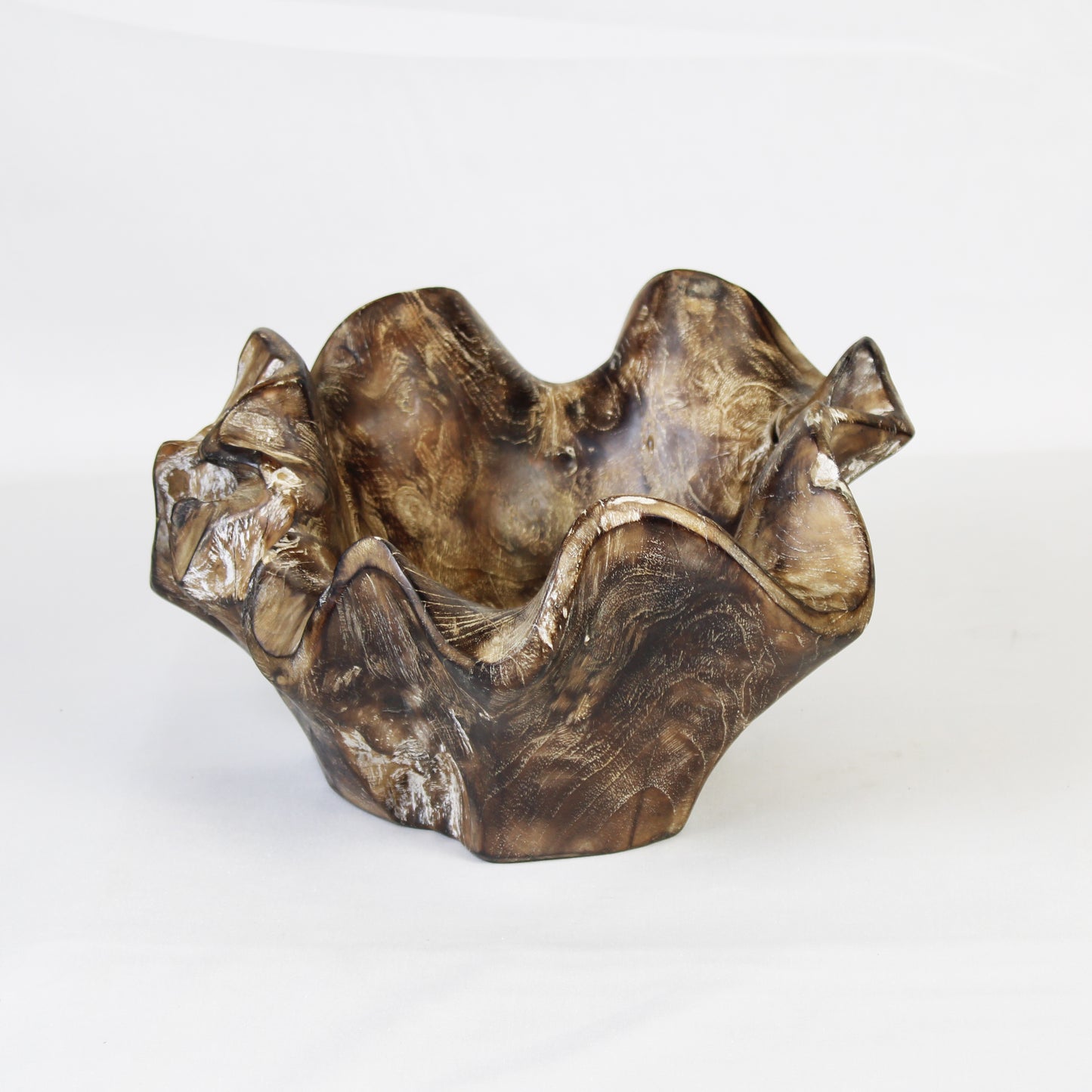 Teak Root Bowl Stained TRB001