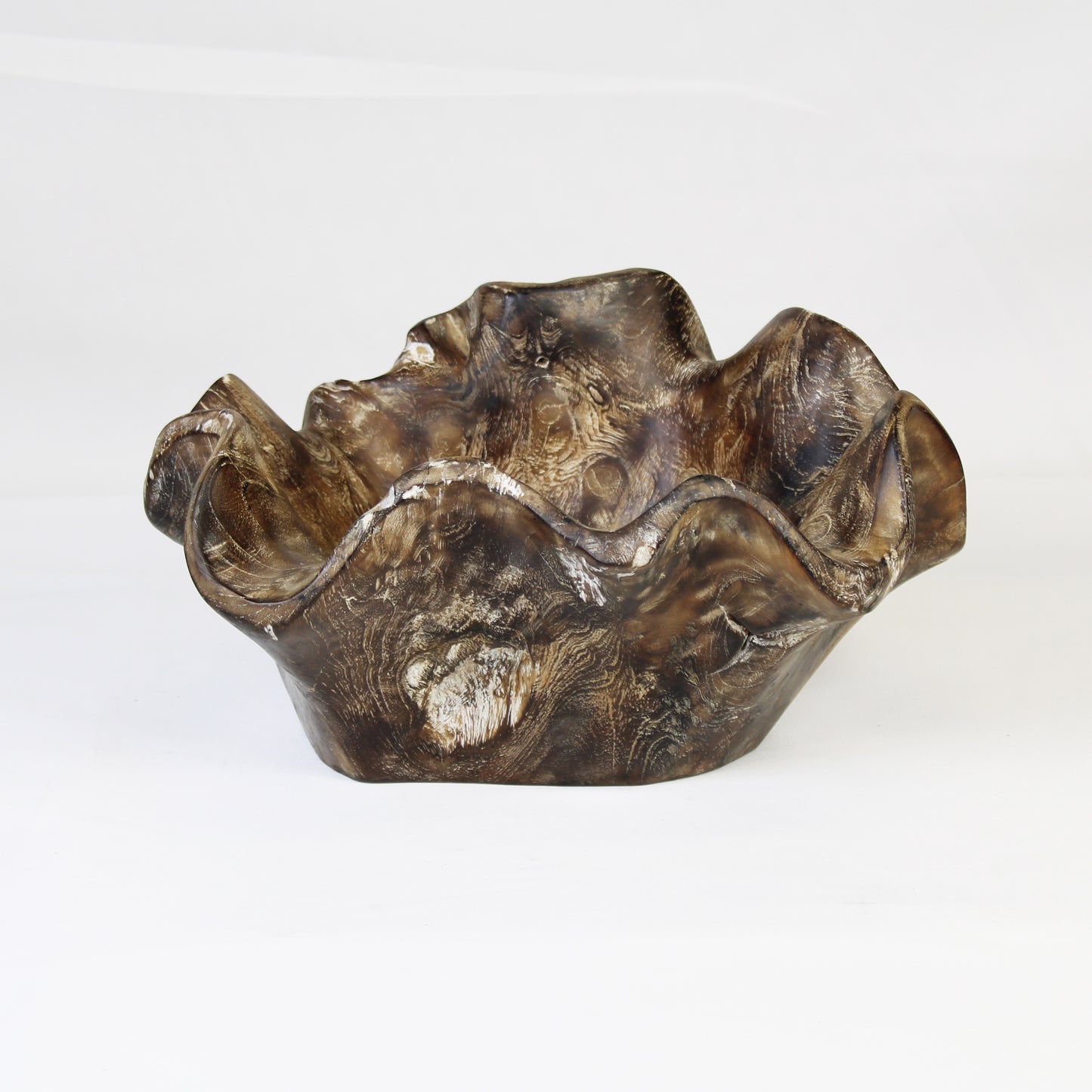 Teak Root Bowl Stained TRB001