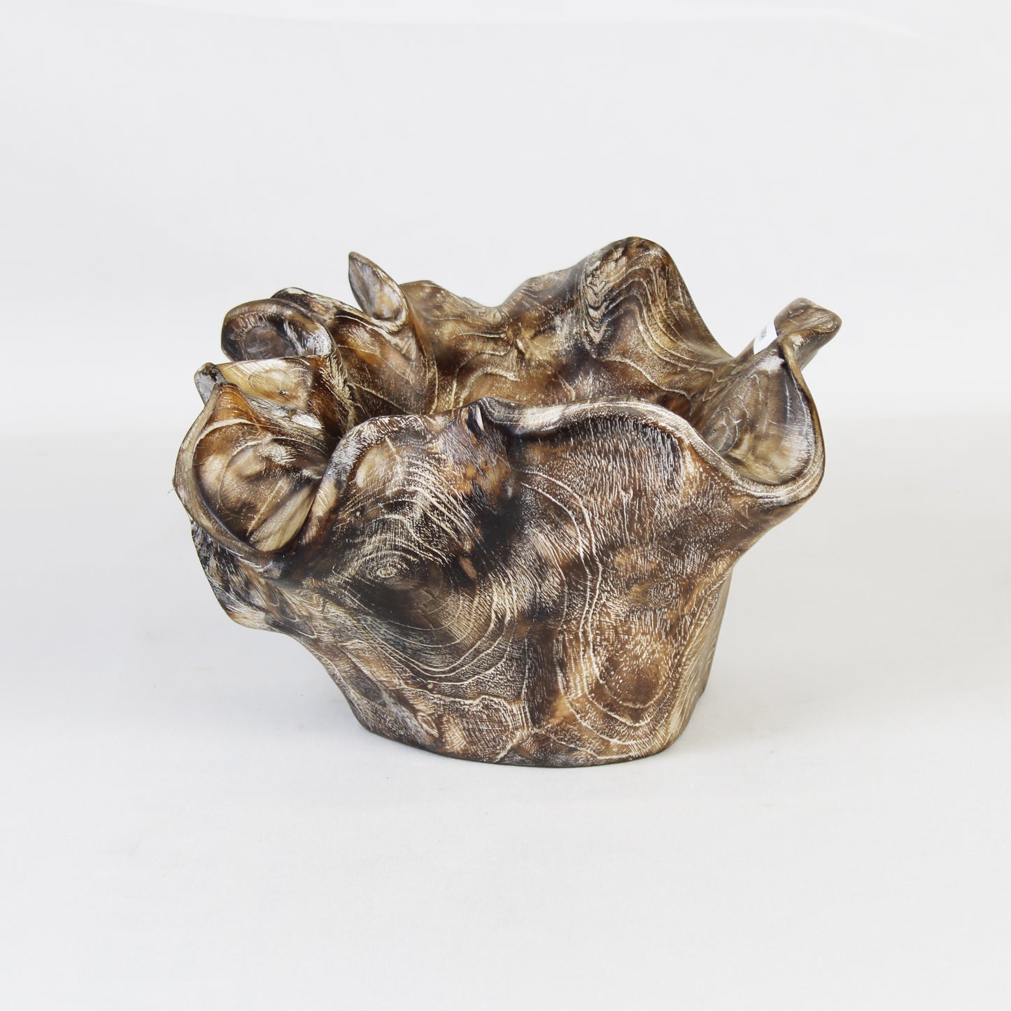 Teak Root Bowl Stained TRB004