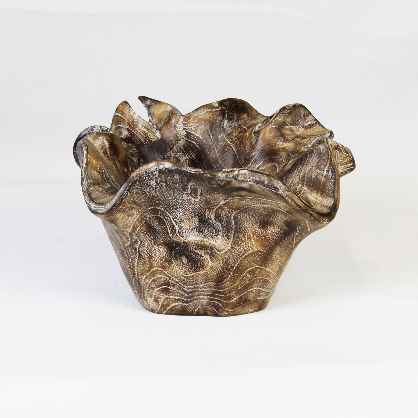 Teak Root Bowl Stained TRB004