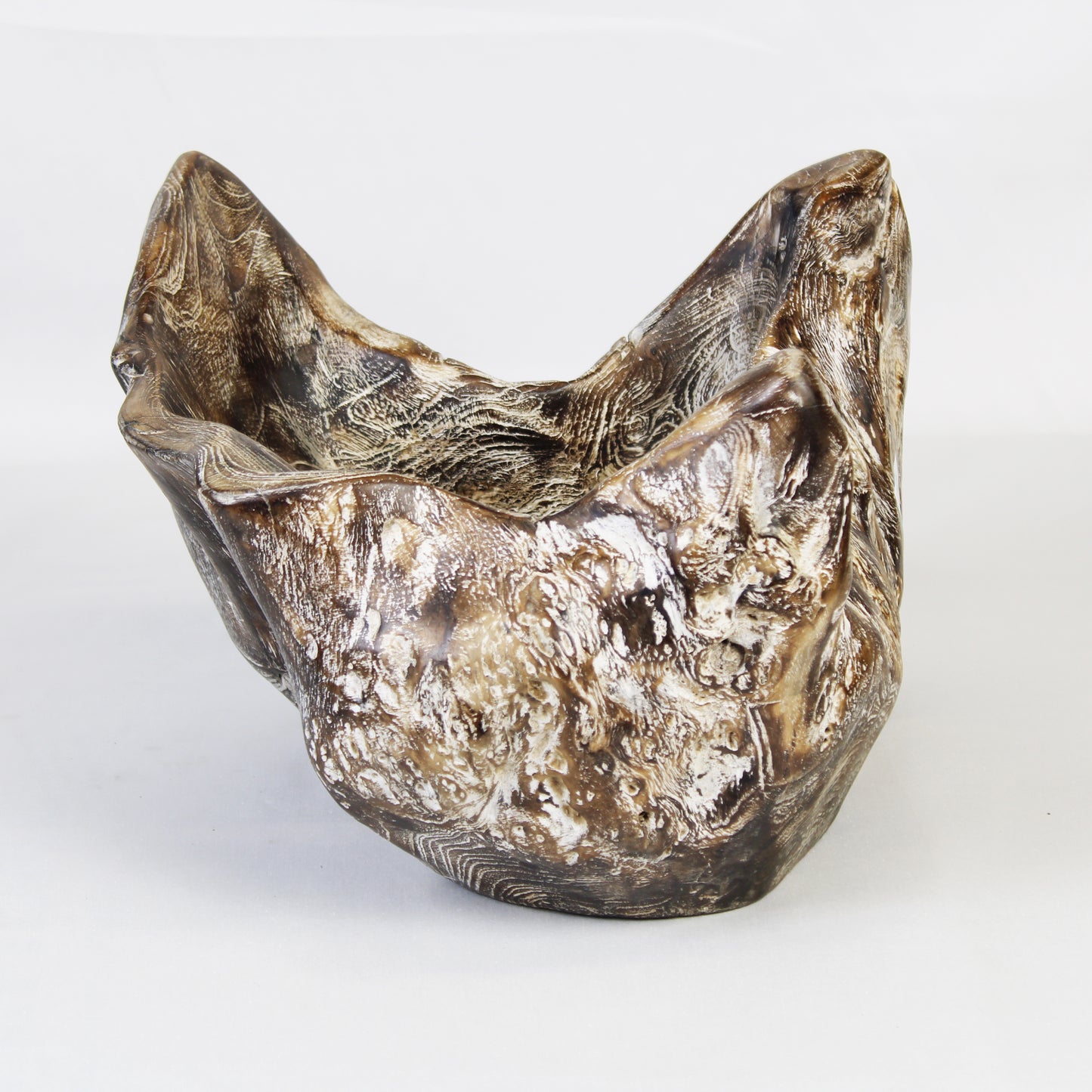 Teak Root Bowl Stained TRB005