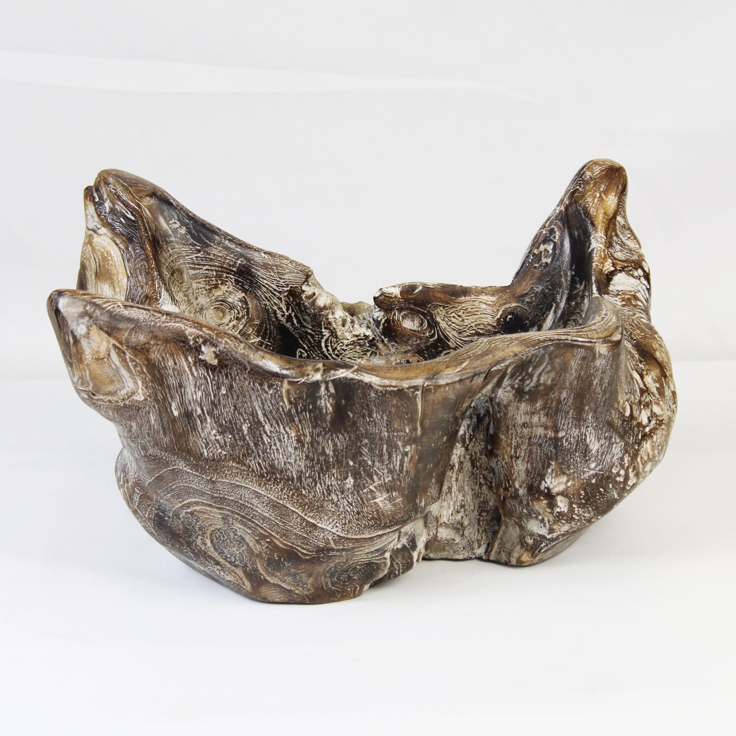 Teak Root Bowl Stained TRB005