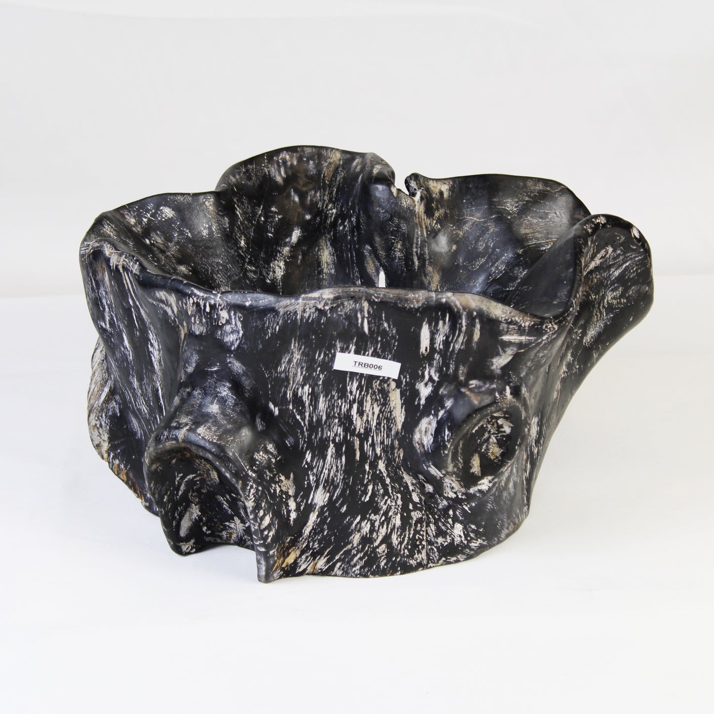 Teak Root Bowl Black TRB006