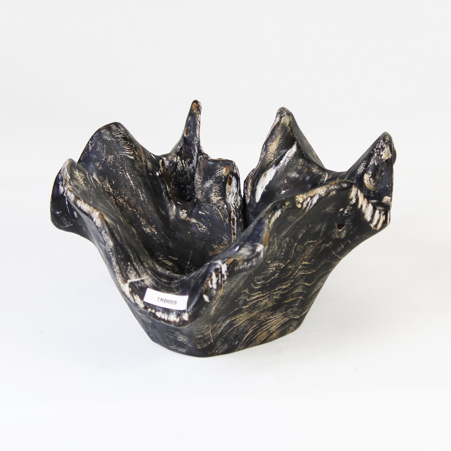 Teak Root Bowl Black TRB009