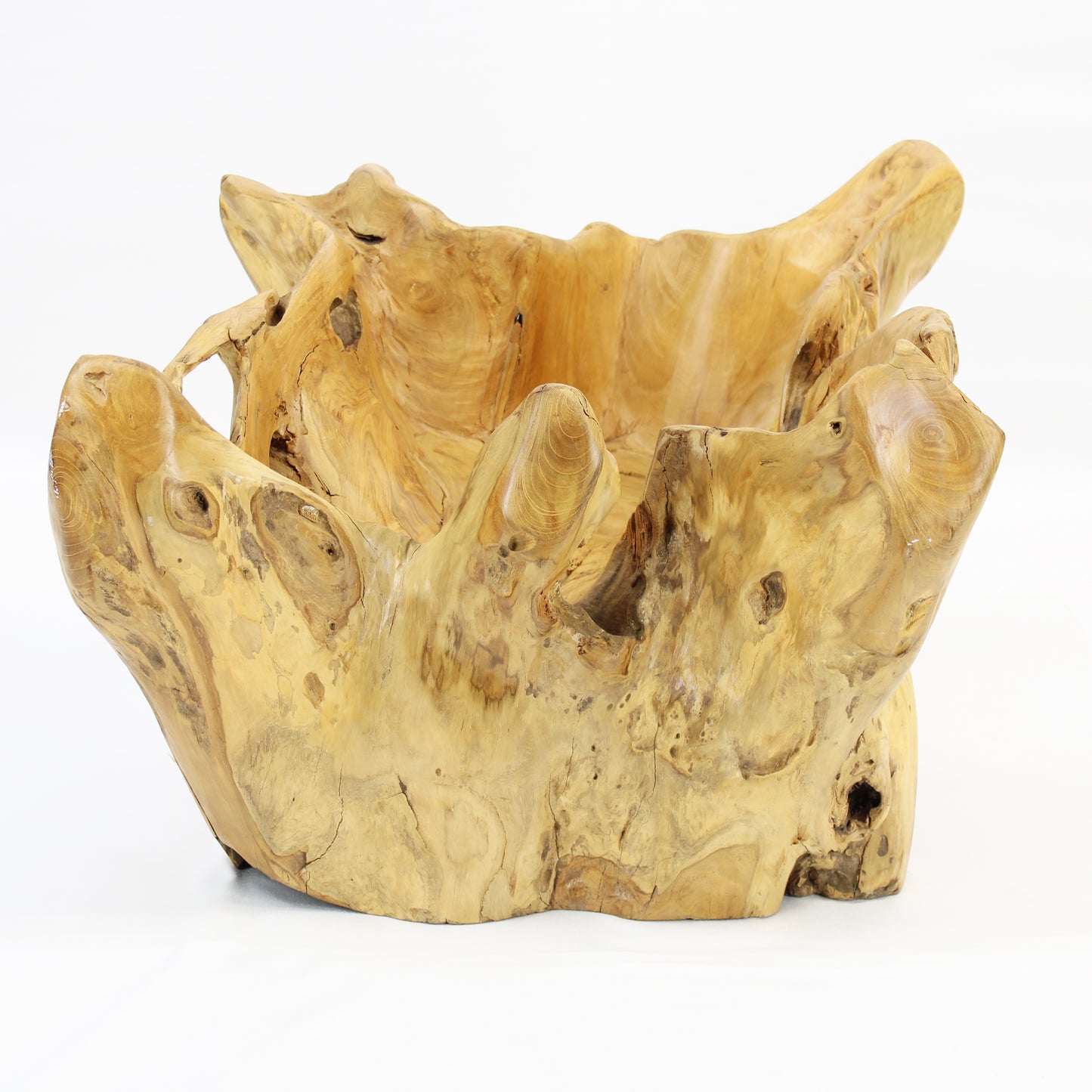 Teak Root Bowl Natural TRB011