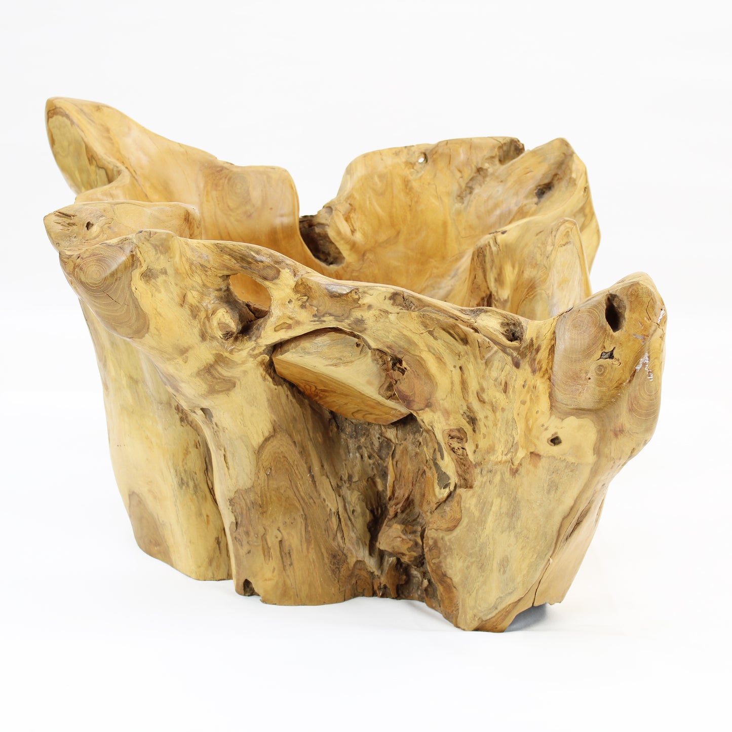 Teak Root Bowl Natural TRB011