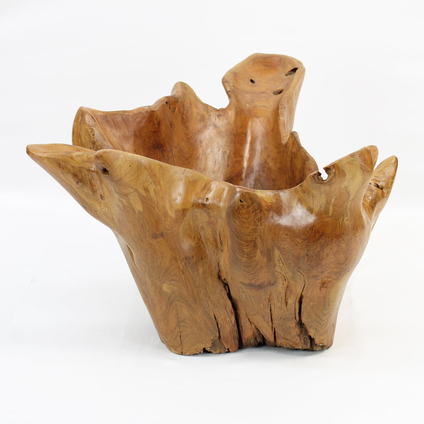 Teak Root Bowl Natural TRB012