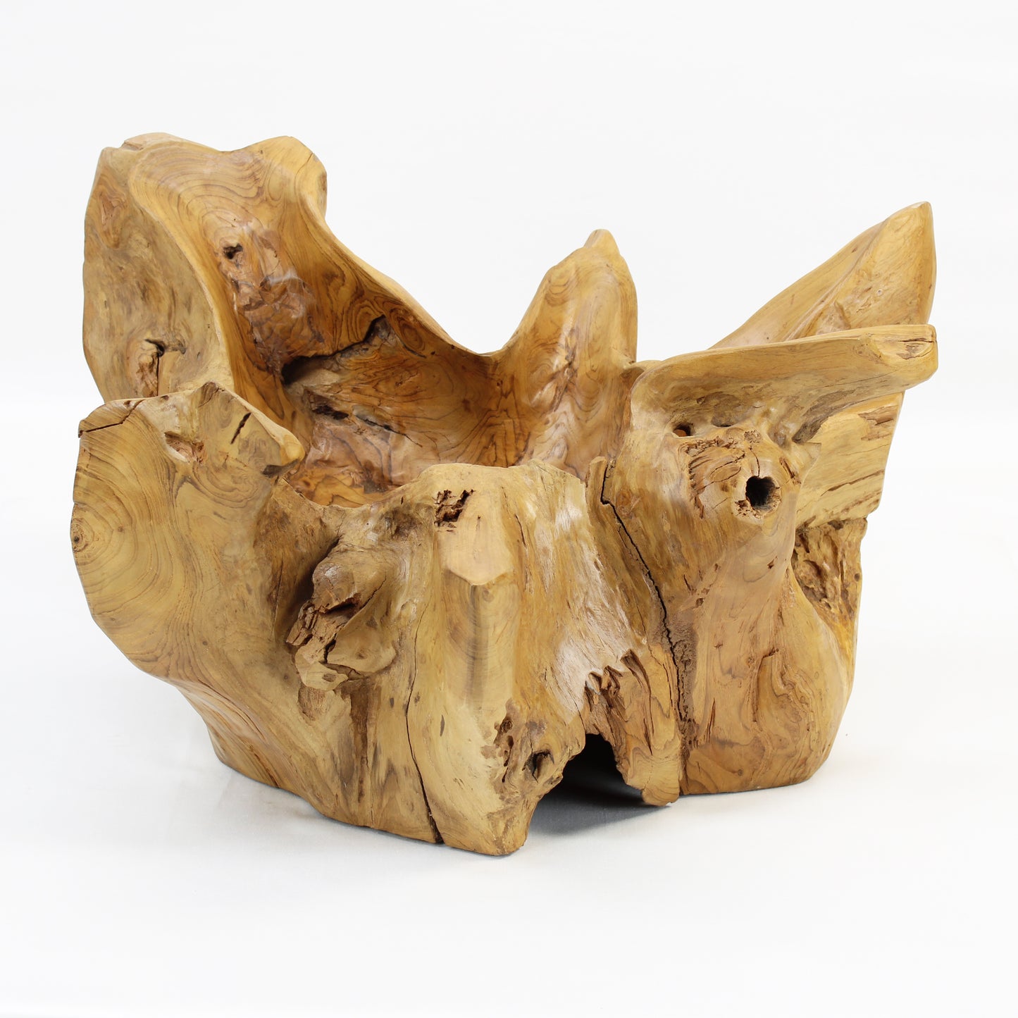 Teak Root Bowl Natural TRB013