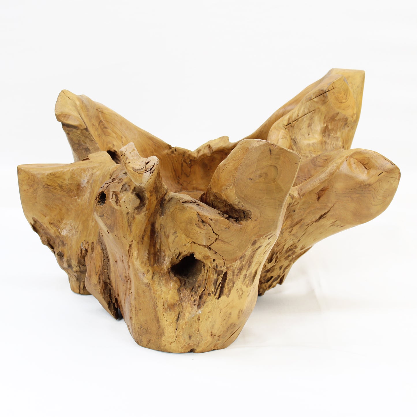 Teak Root Bowl Natural TRB013