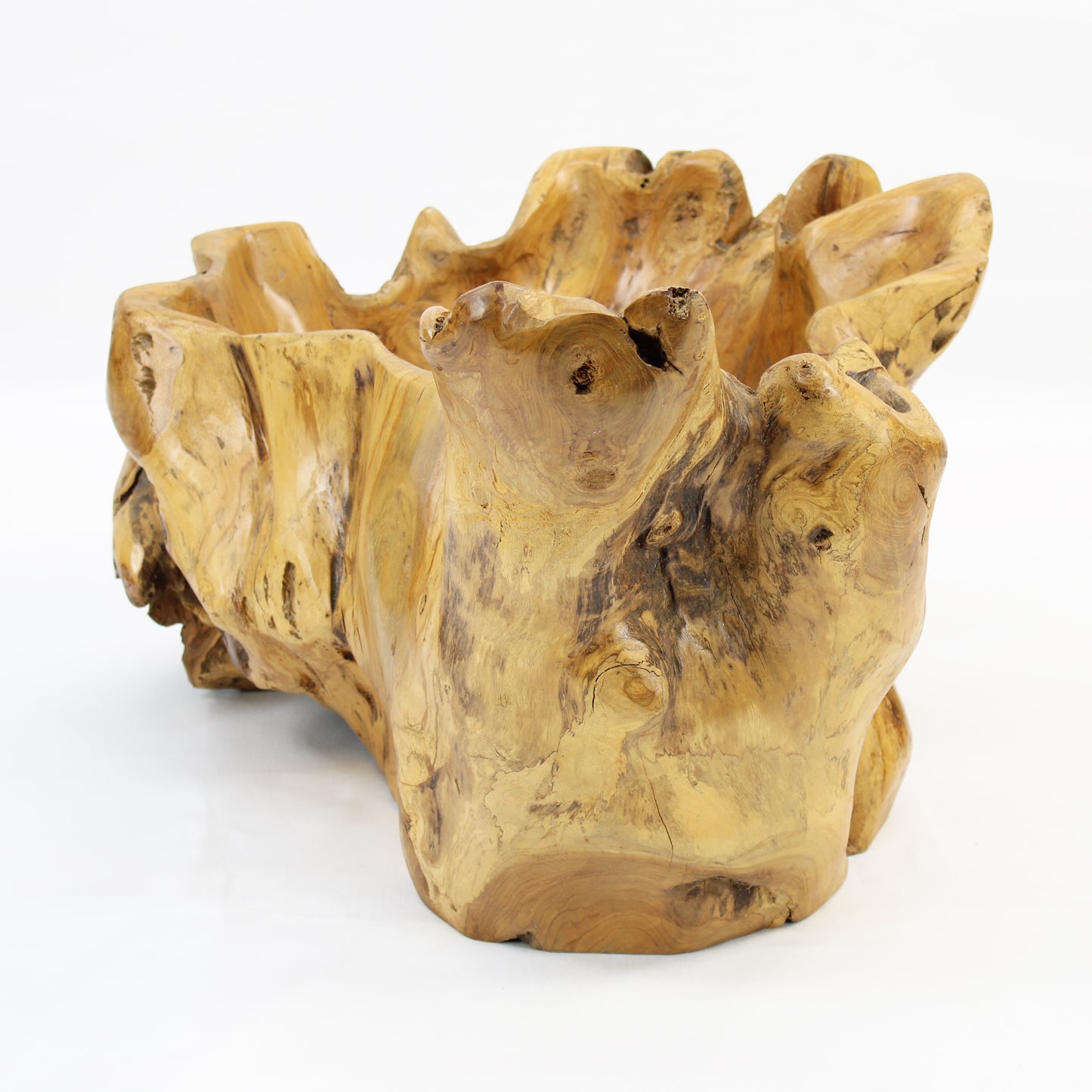 Teak Root Bowl Natural TRB015