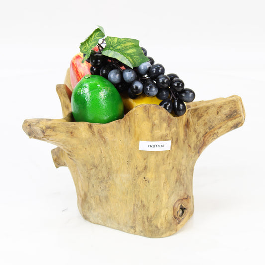 Teak Root Bowl Natural Small TRB017D4