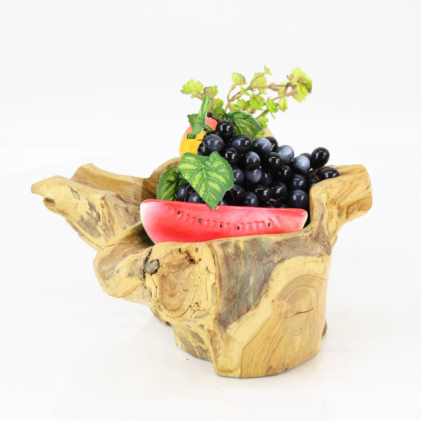 Teak Root Bowl Natural Small TRB020D4