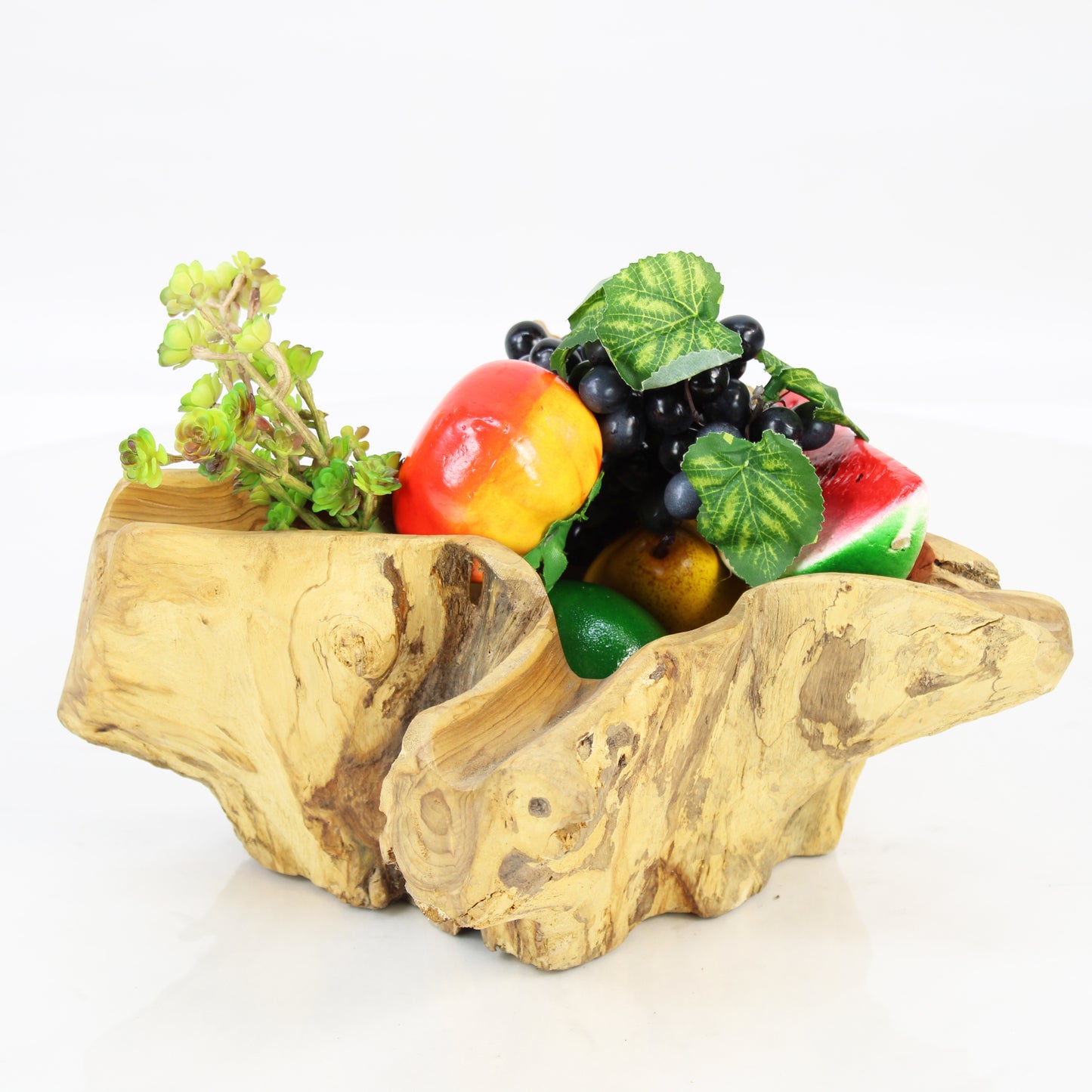 Teak Root Bowl Natural Small TRB020D4