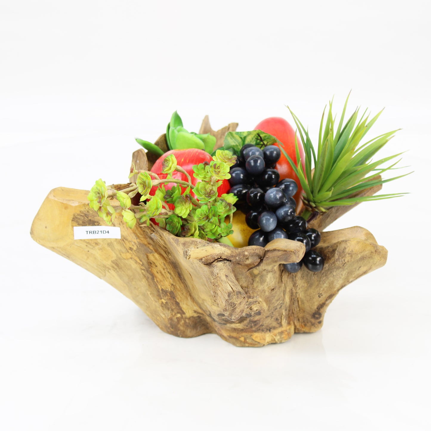 Teak Root Bowl Natural Small TRB021D4