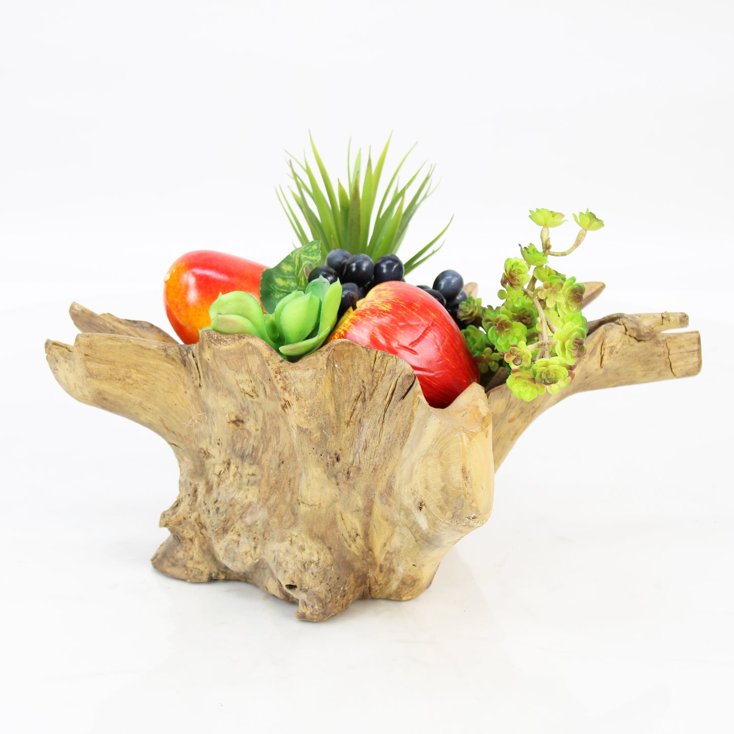 Teak Root Bowl Natural Small TRB021D4