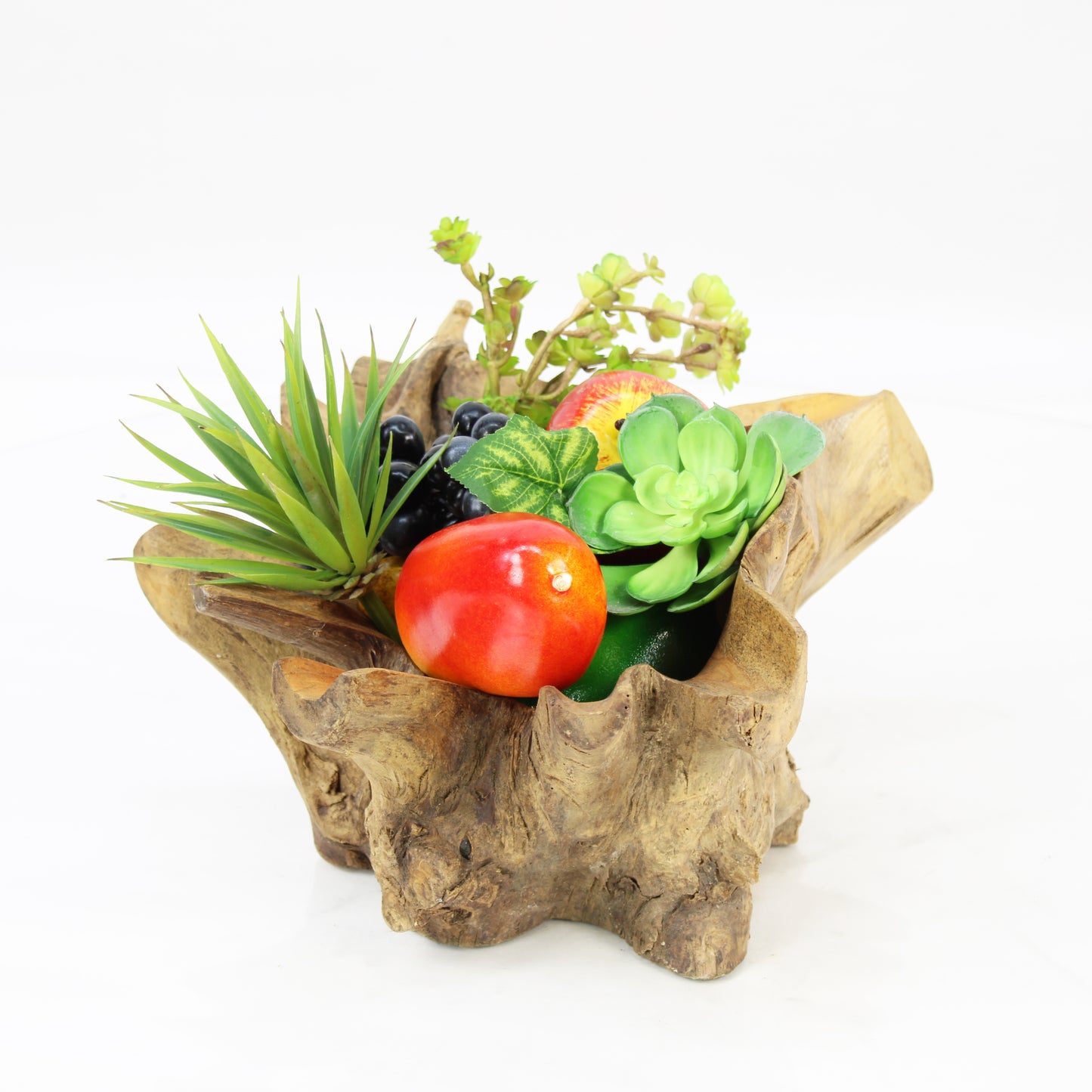 Teak Root Bowl Natural Small TRB021D4