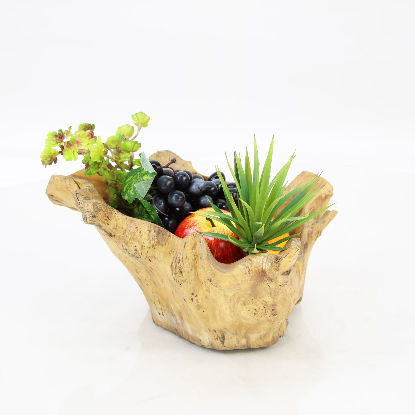 Teak Root Bowl Natural Small TRB022D4