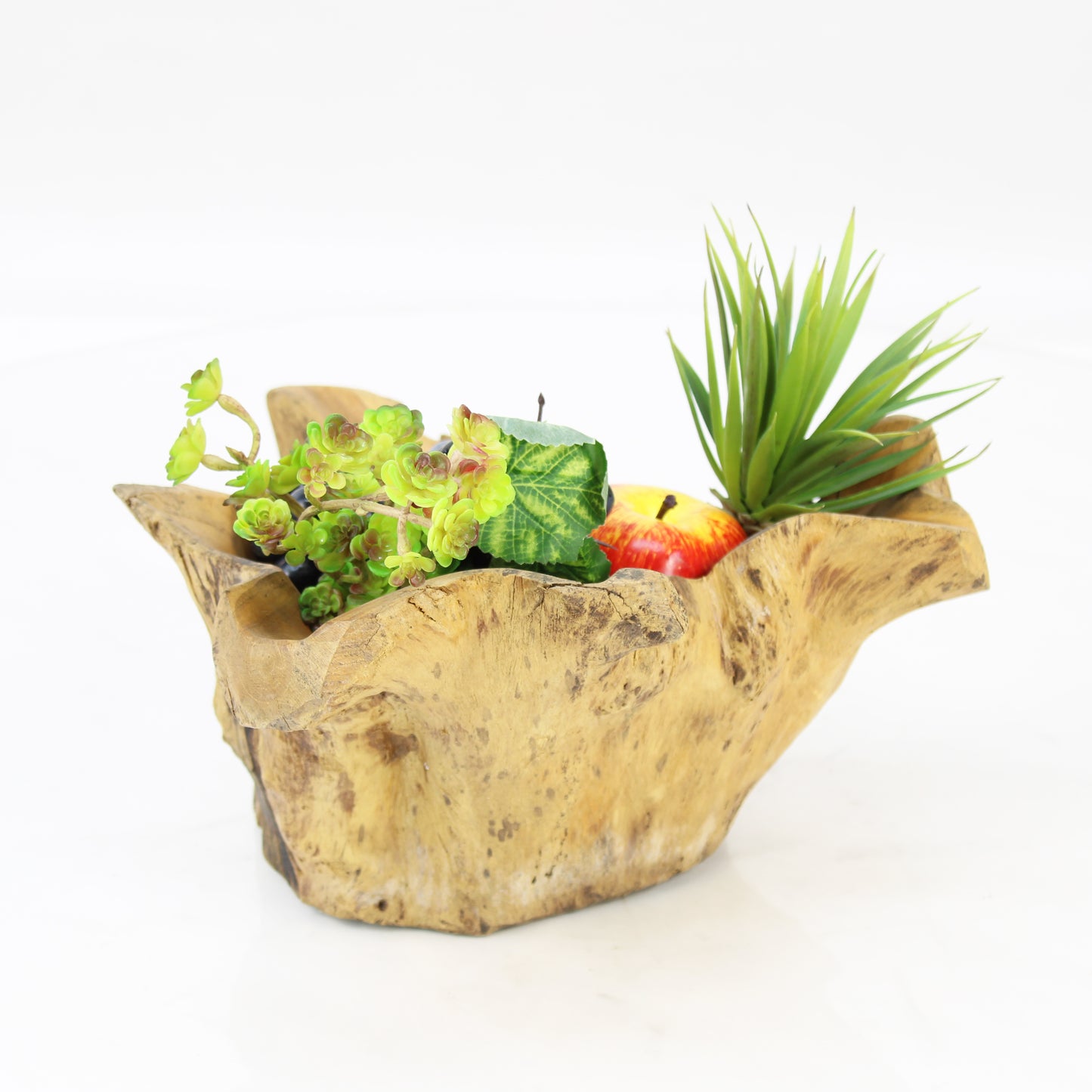 Teak Root Bowl Natural Small TRB022D4