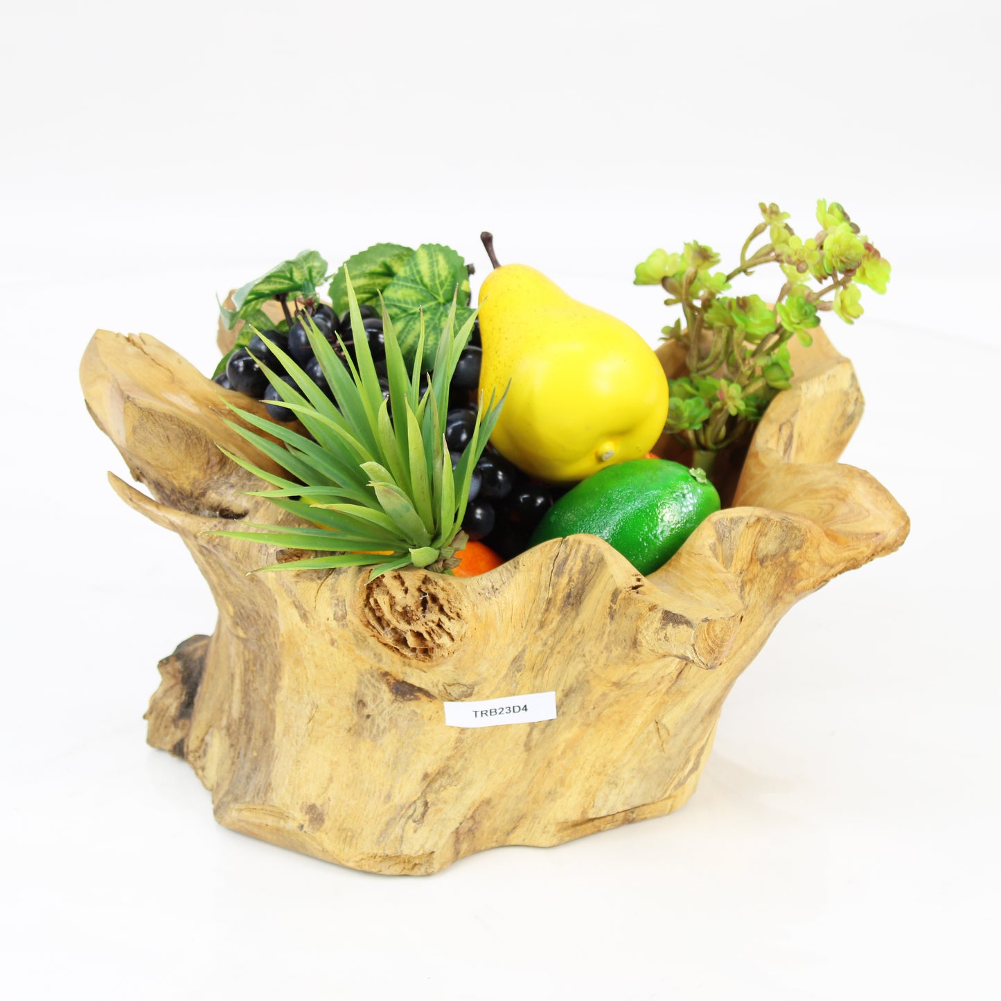 Teak Root Bowl Natural Small TRB023D4