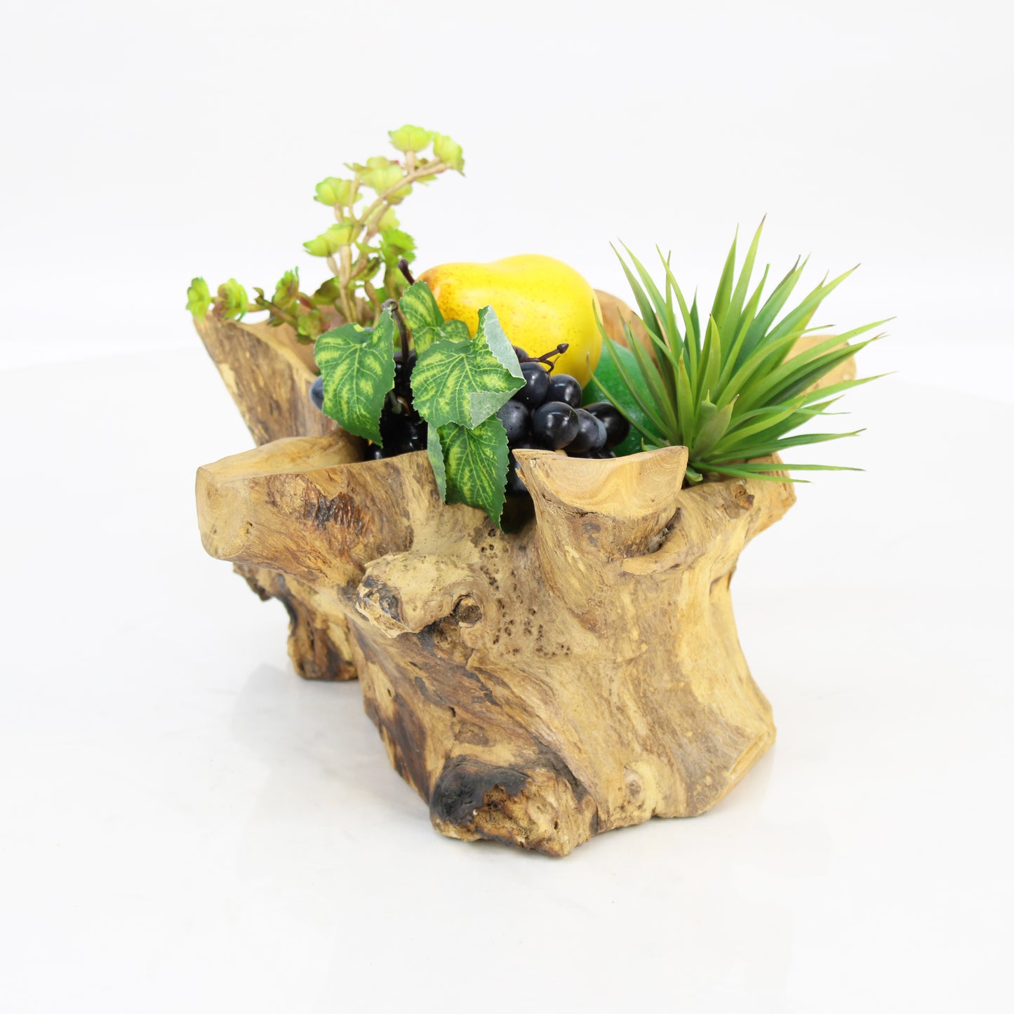 Teak Root Bowl Natural Small TRB023D4