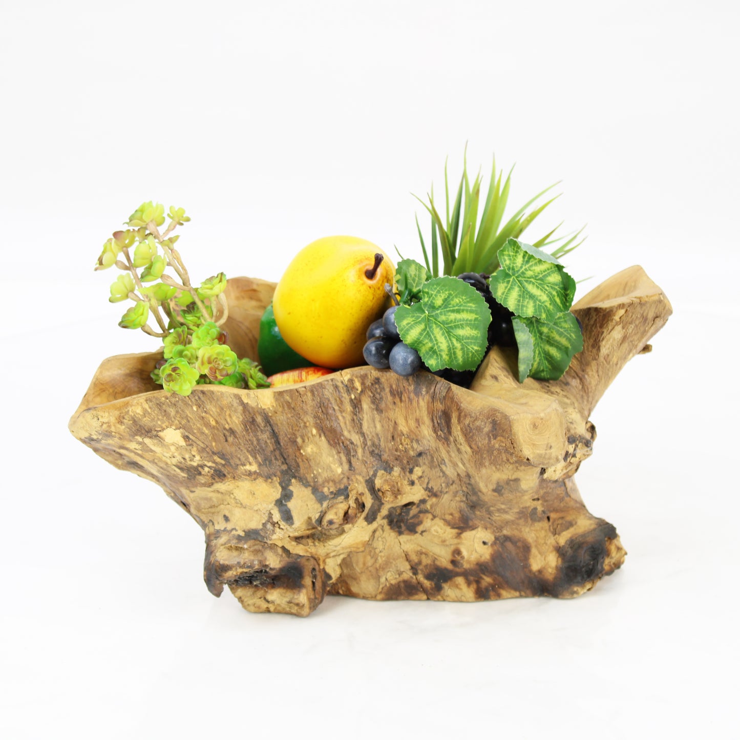 Teak Root Bowl Natural Small TRB023D4