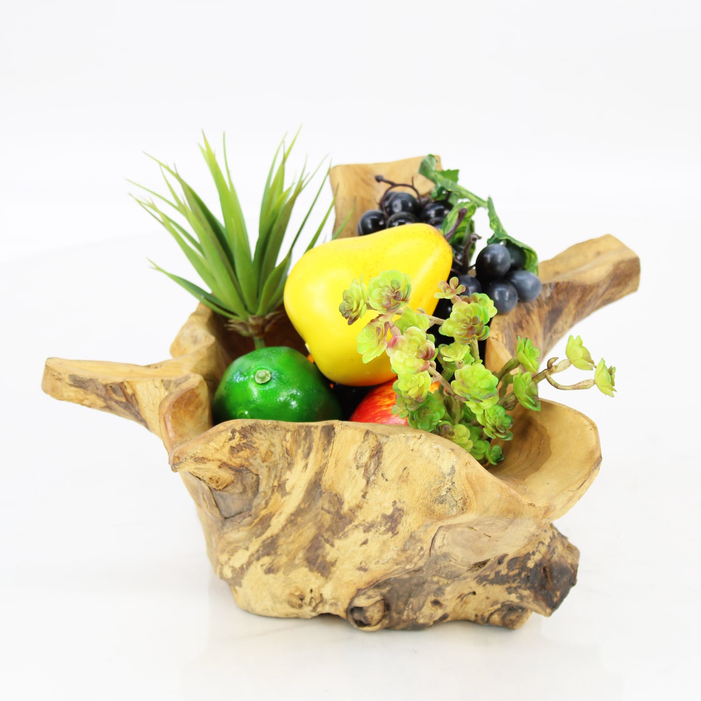 Teak Root Bowl Natural Small TRB023D4