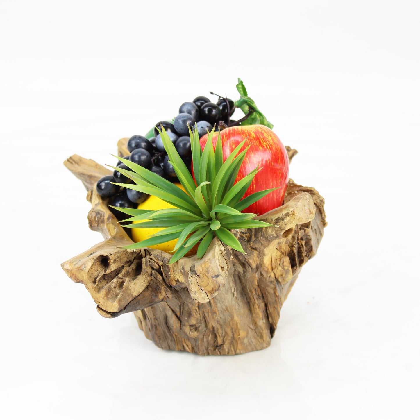 Teak Root Bowl Natural Small TRB024D4