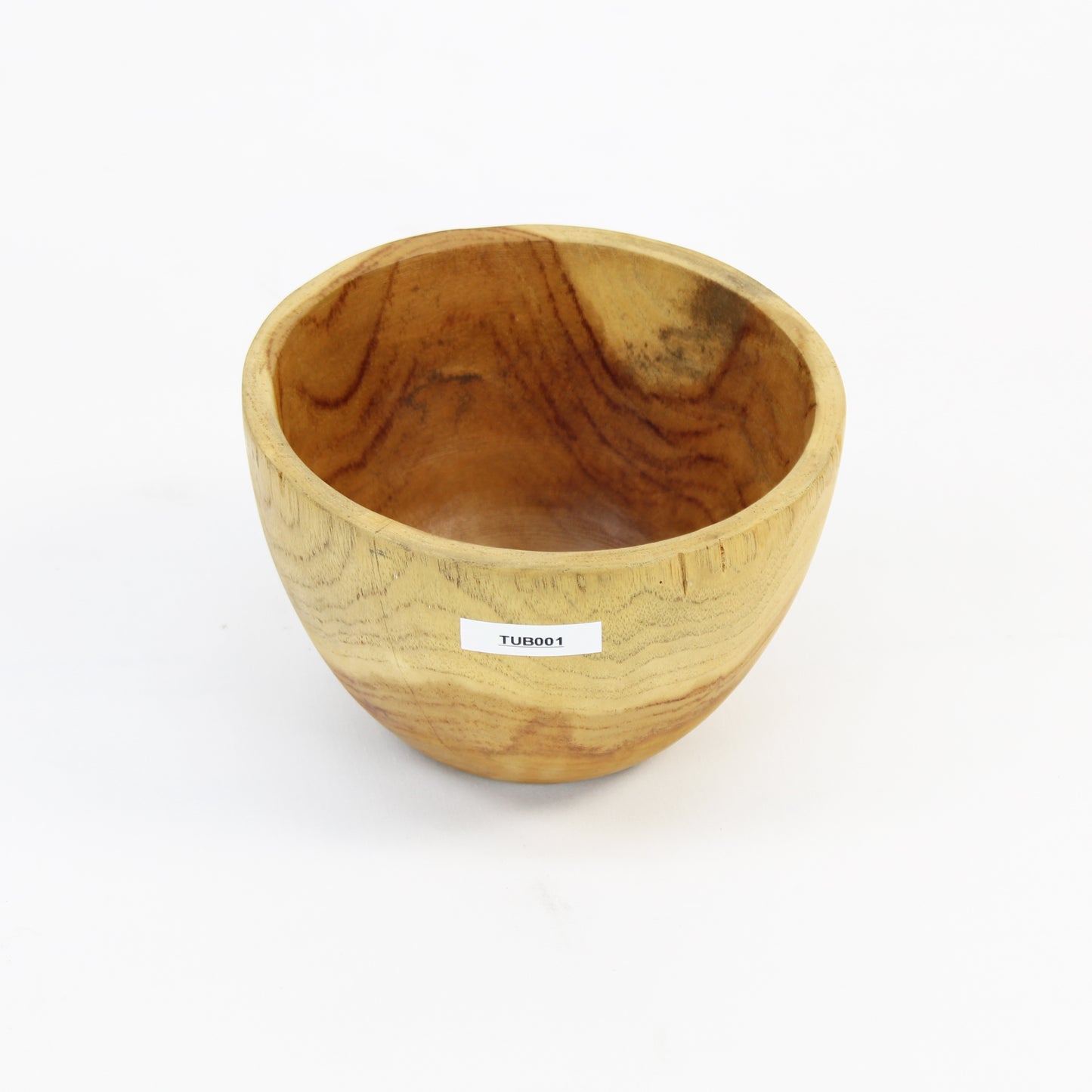 Simple Teak Wooden Bowl TUB001