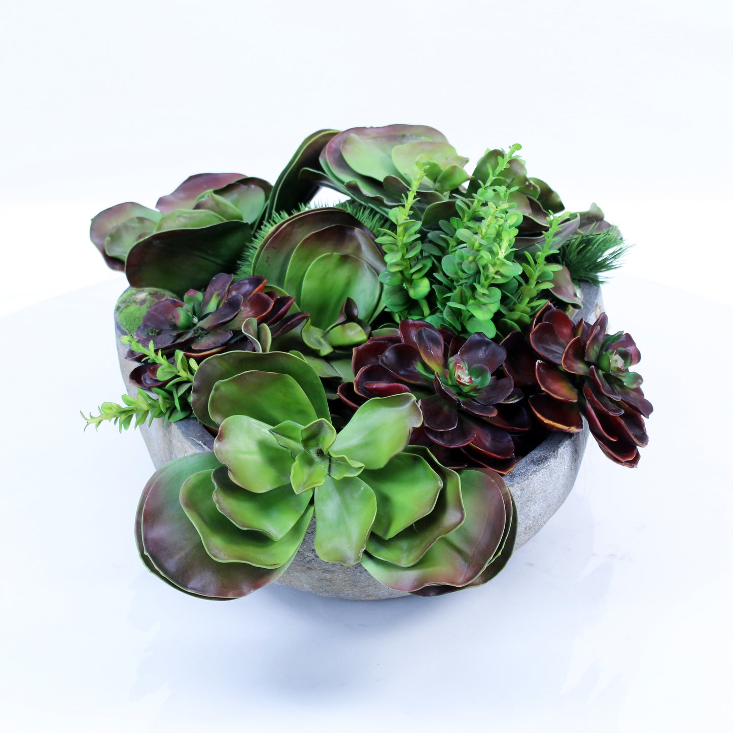 River Stone with Artificial Plant TWDM20