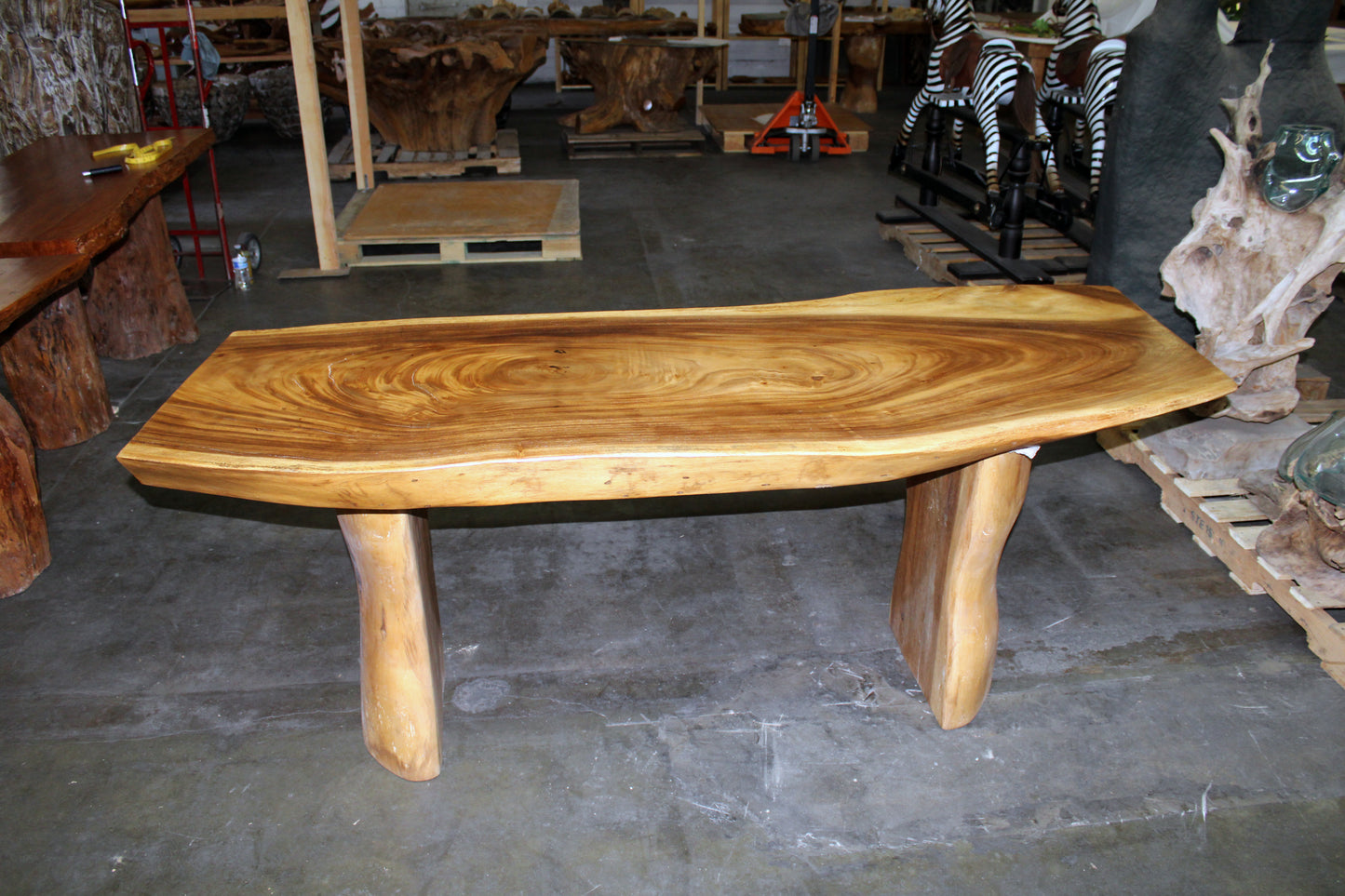 Live Edge Monkey Pod Dining Table TWDT11