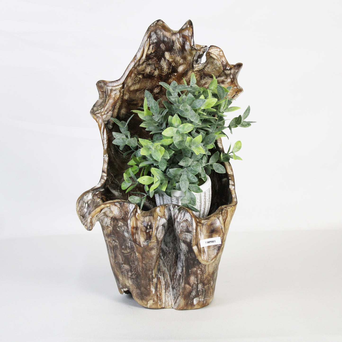 Teak Wood Planter Stained TWP001