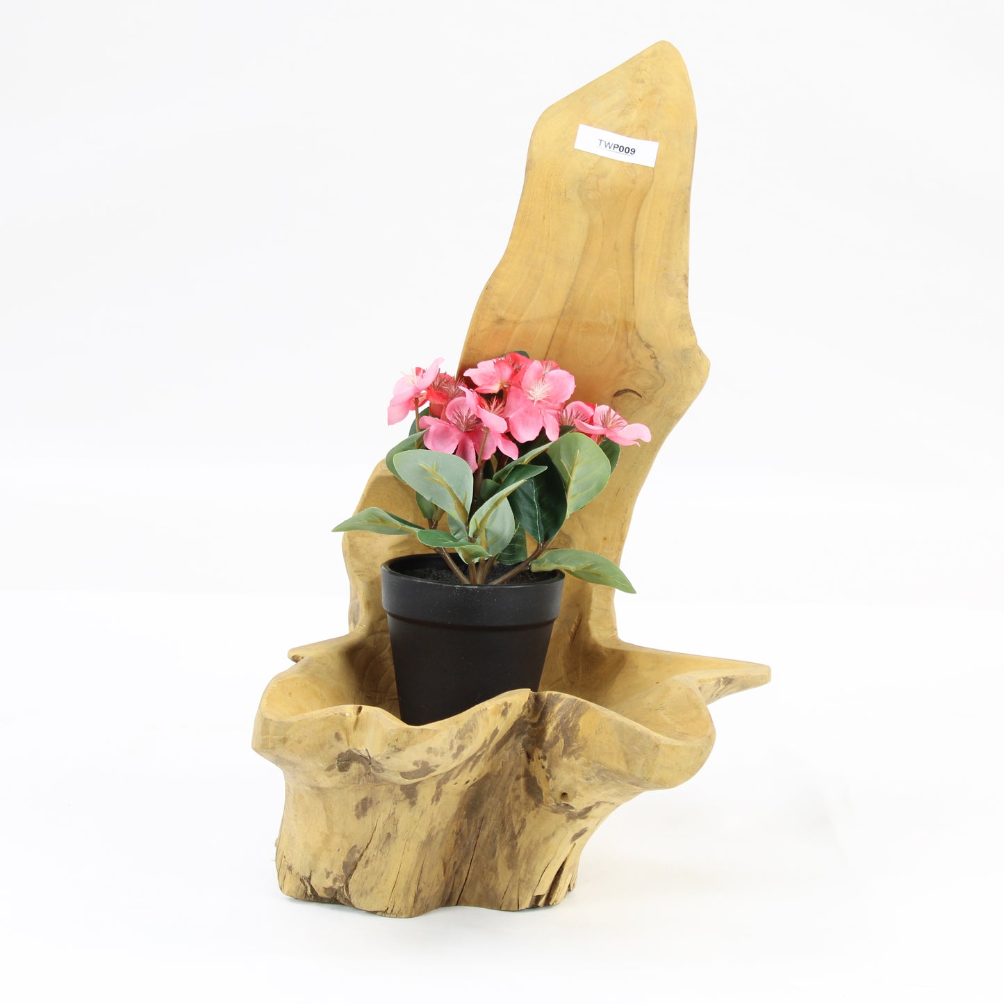 Teak Wood Planter Natural TWP009