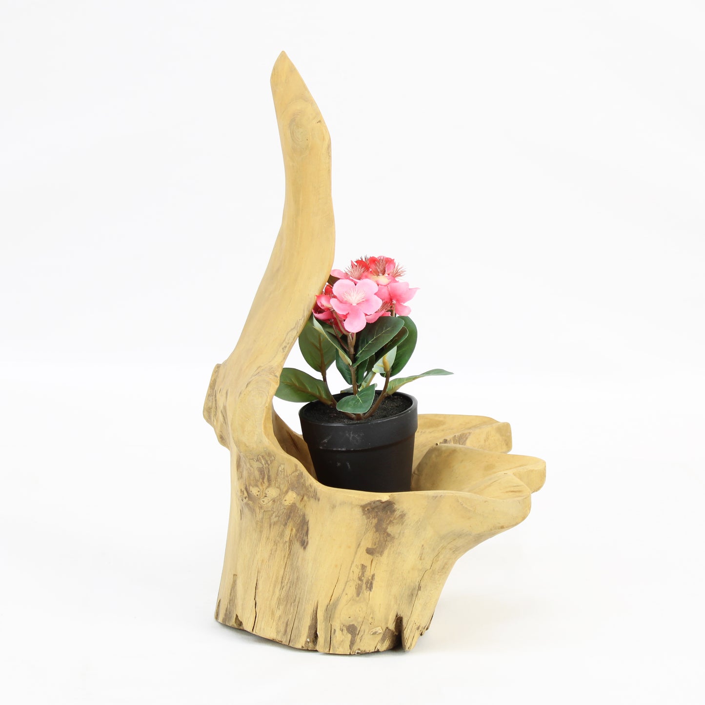 Teak Wood Planter Natural TWP009